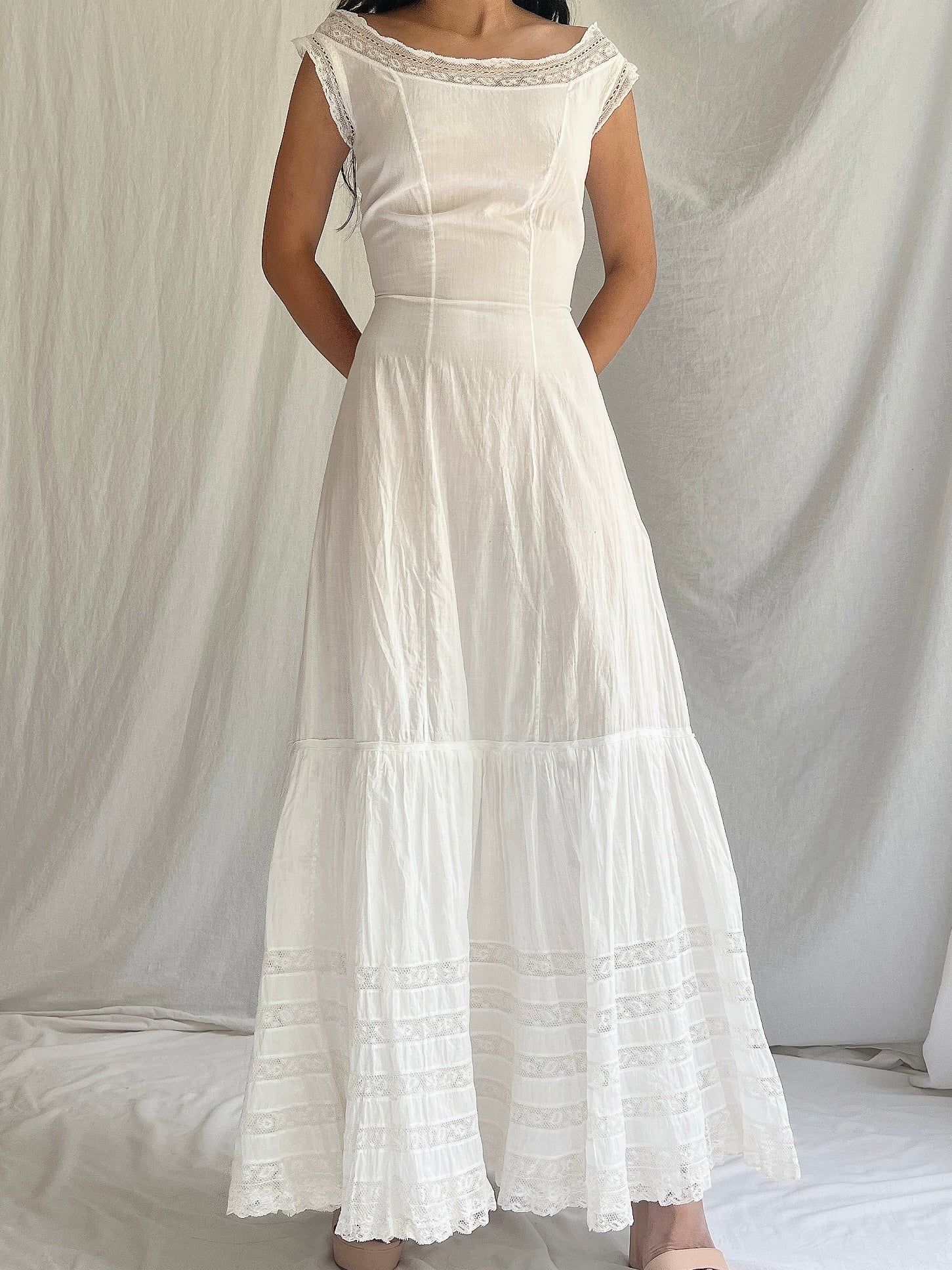 Antique Cotton Chemise - XS