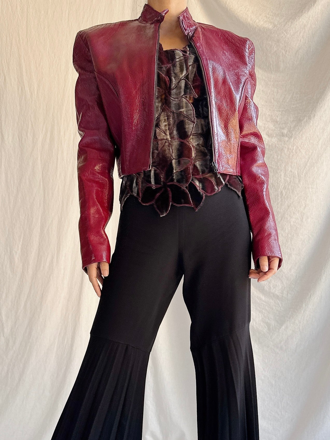 Vintage Sophie Sitbon Paris Leather Jacket - S