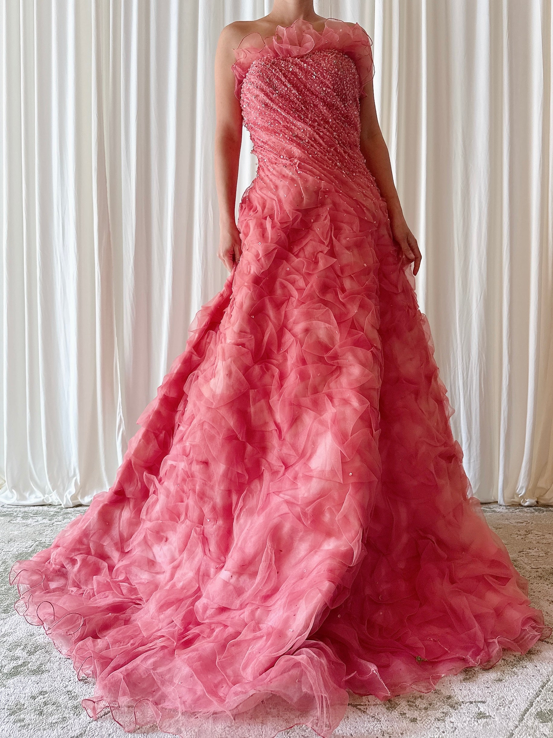Vintage YSA Makino Sherbet Gown - Size 6