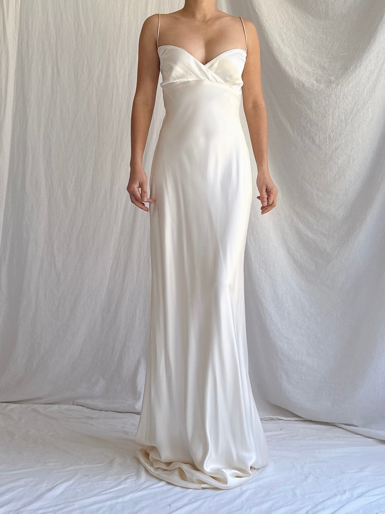 Vintage Monique Silk Bliss Bias Slip Gown - S-L