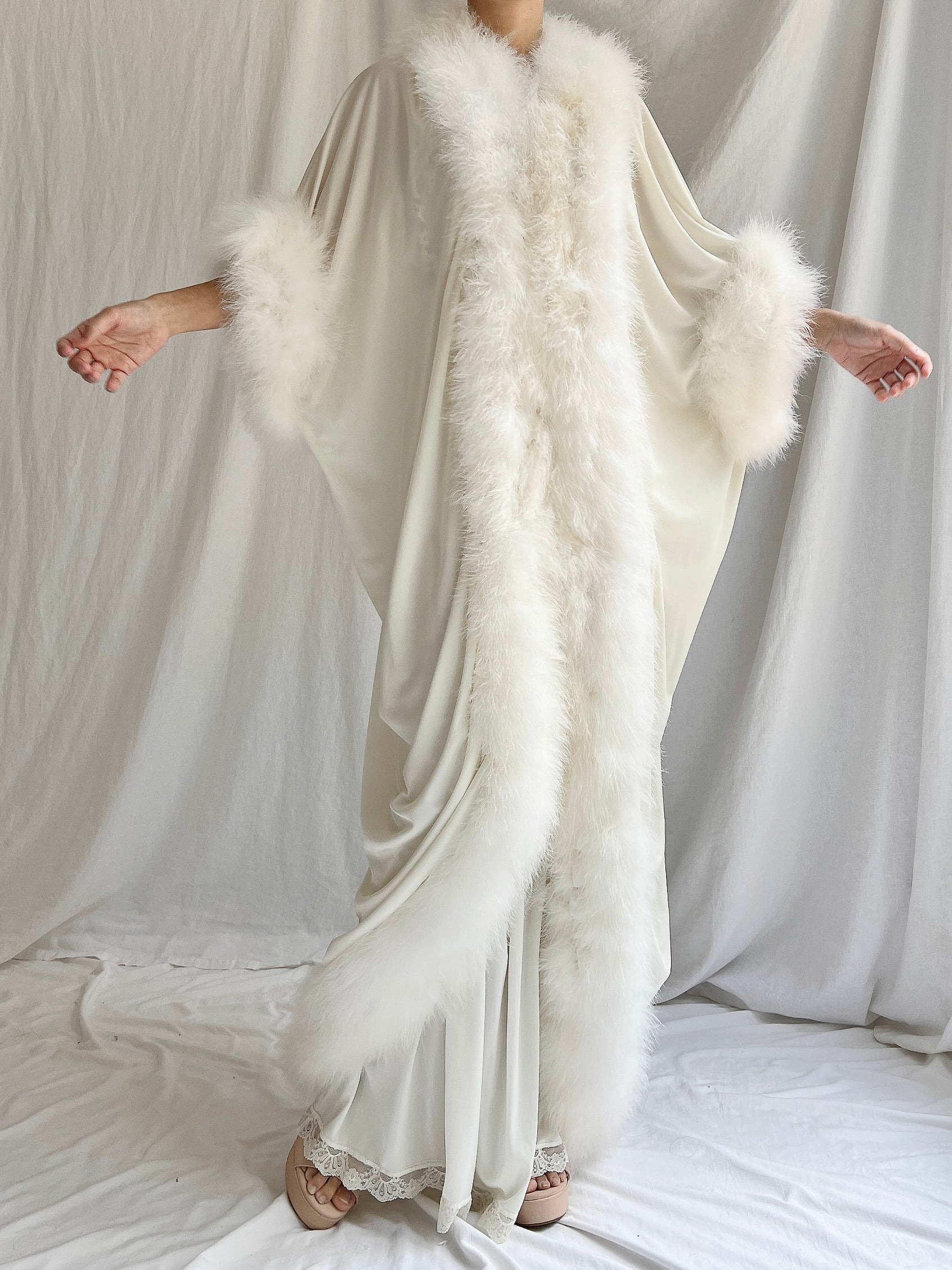 Rare Lucie Ann Feather Robe - OSFM