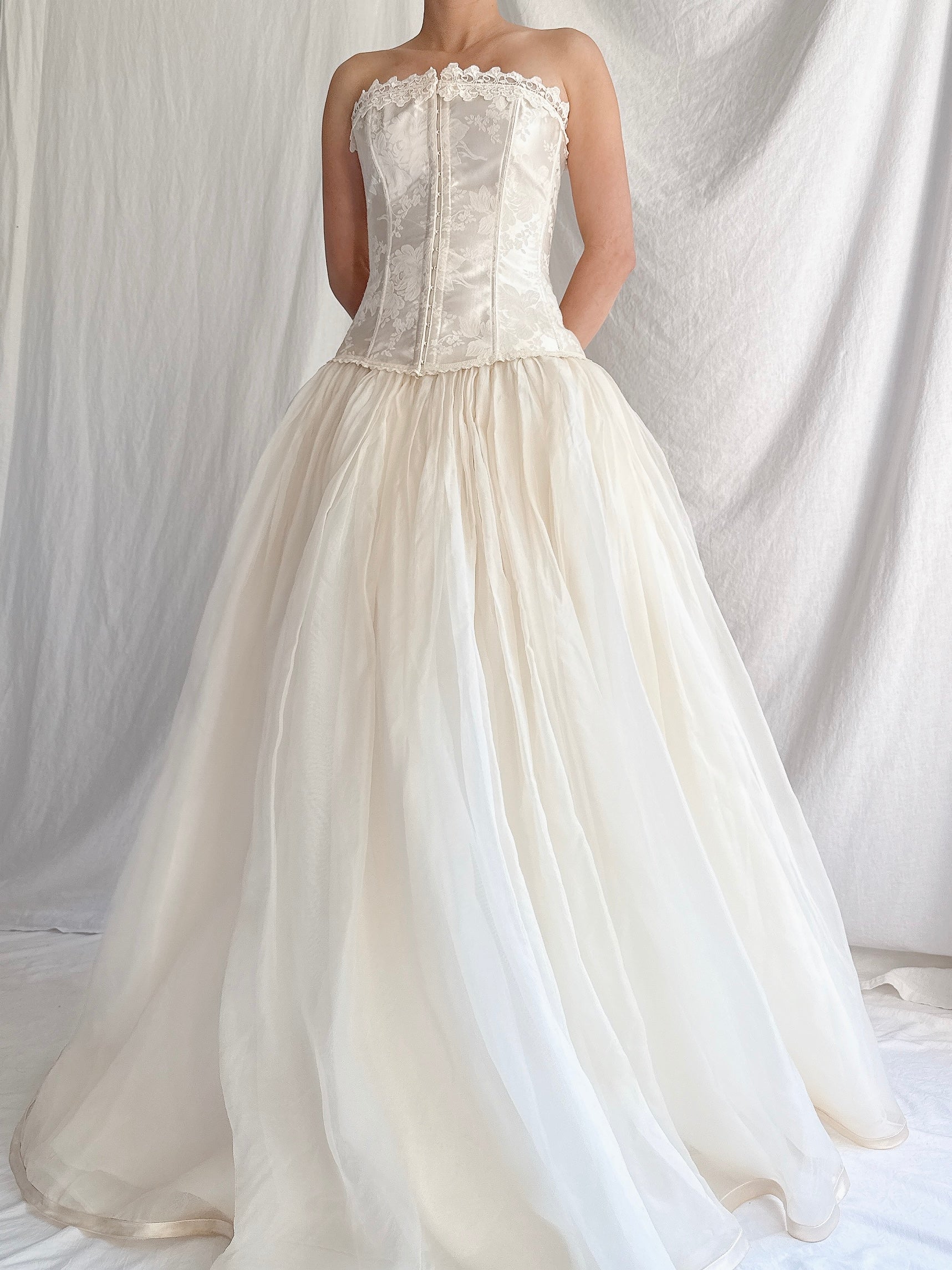 Vintage Silk Organza 2-Piece Set - S/M