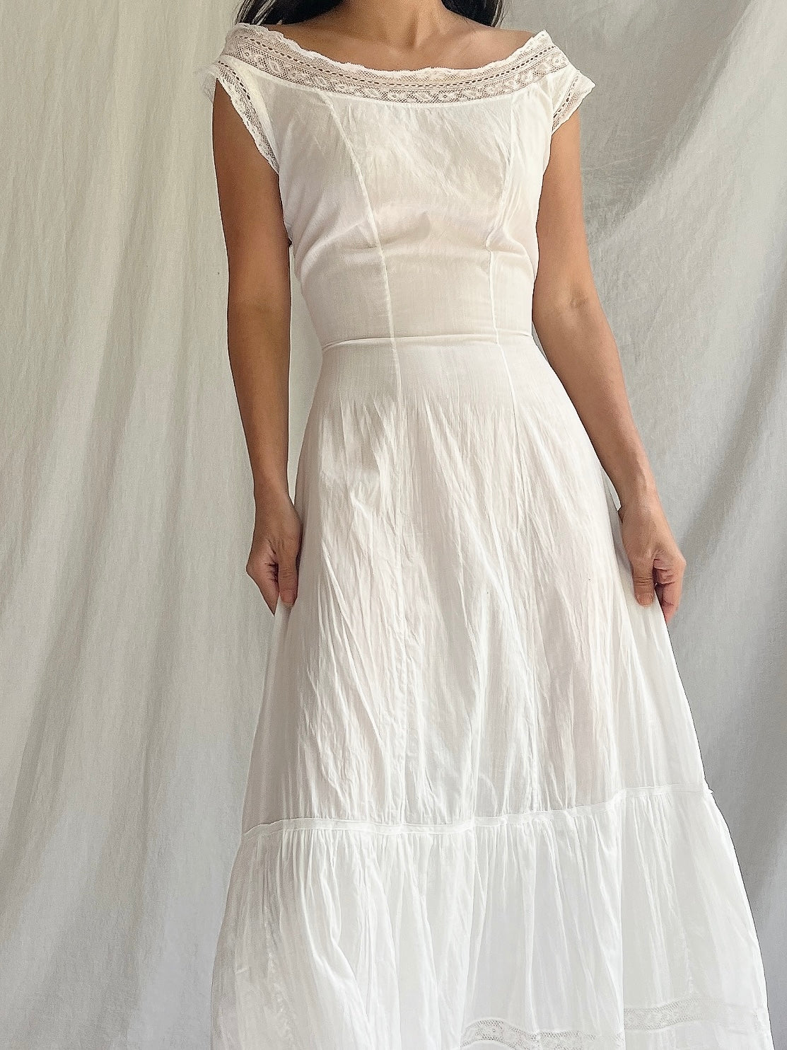 Antique Cotton Chemise - XS