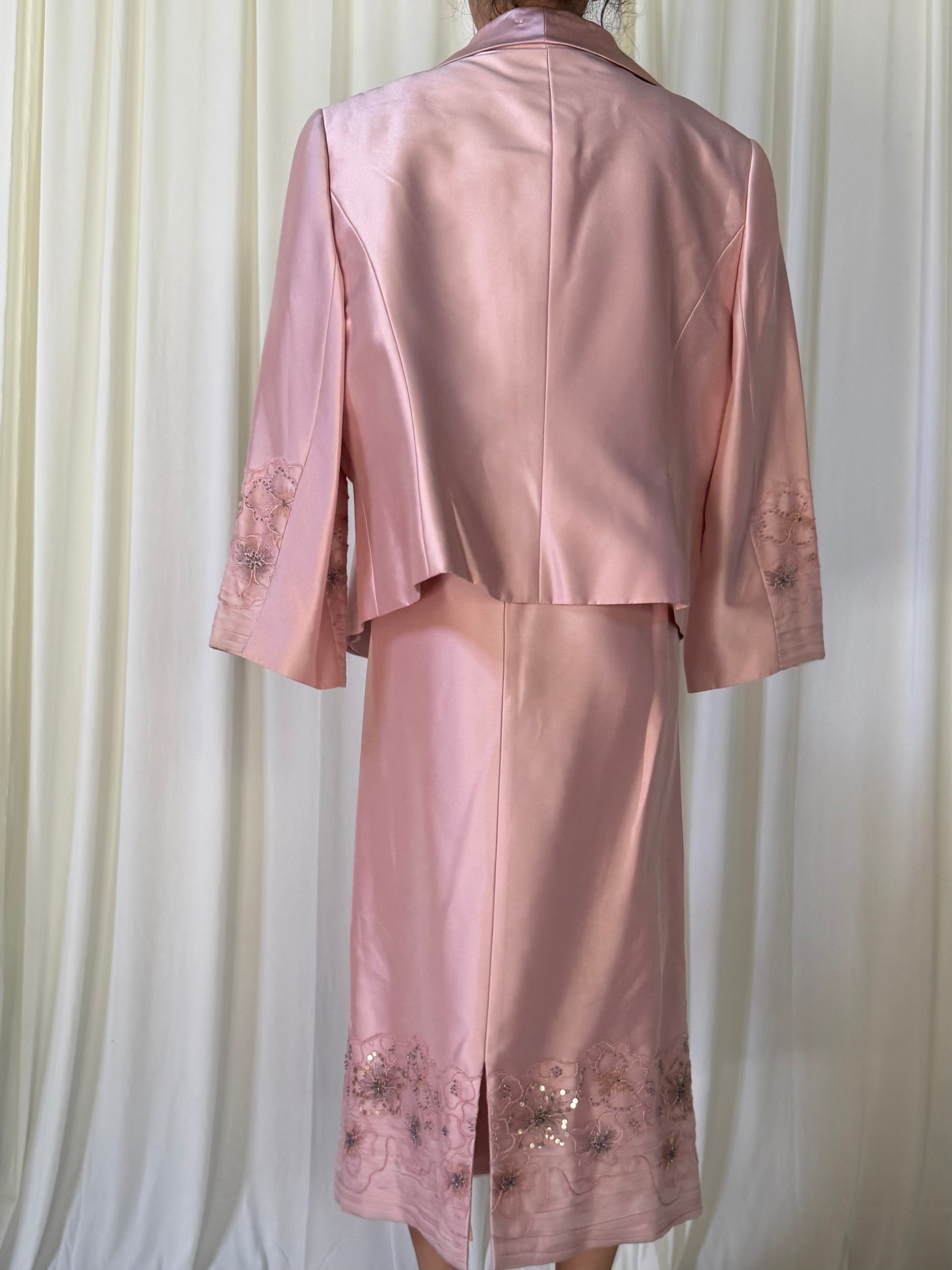 Vintage 6. Maria Coca 2 Piece Pink Set - US 14 FRA 46