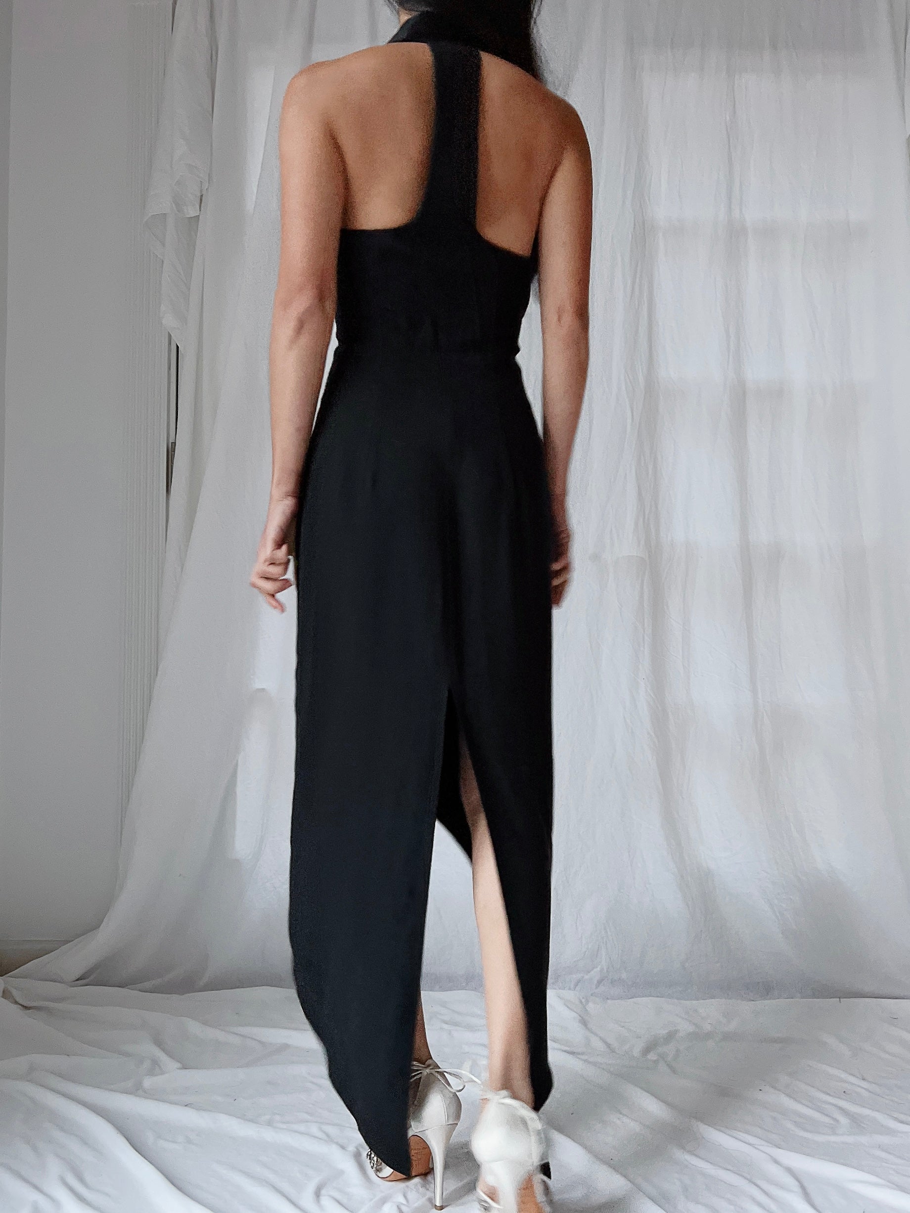 Vintage Tuxedo Dress - S/M