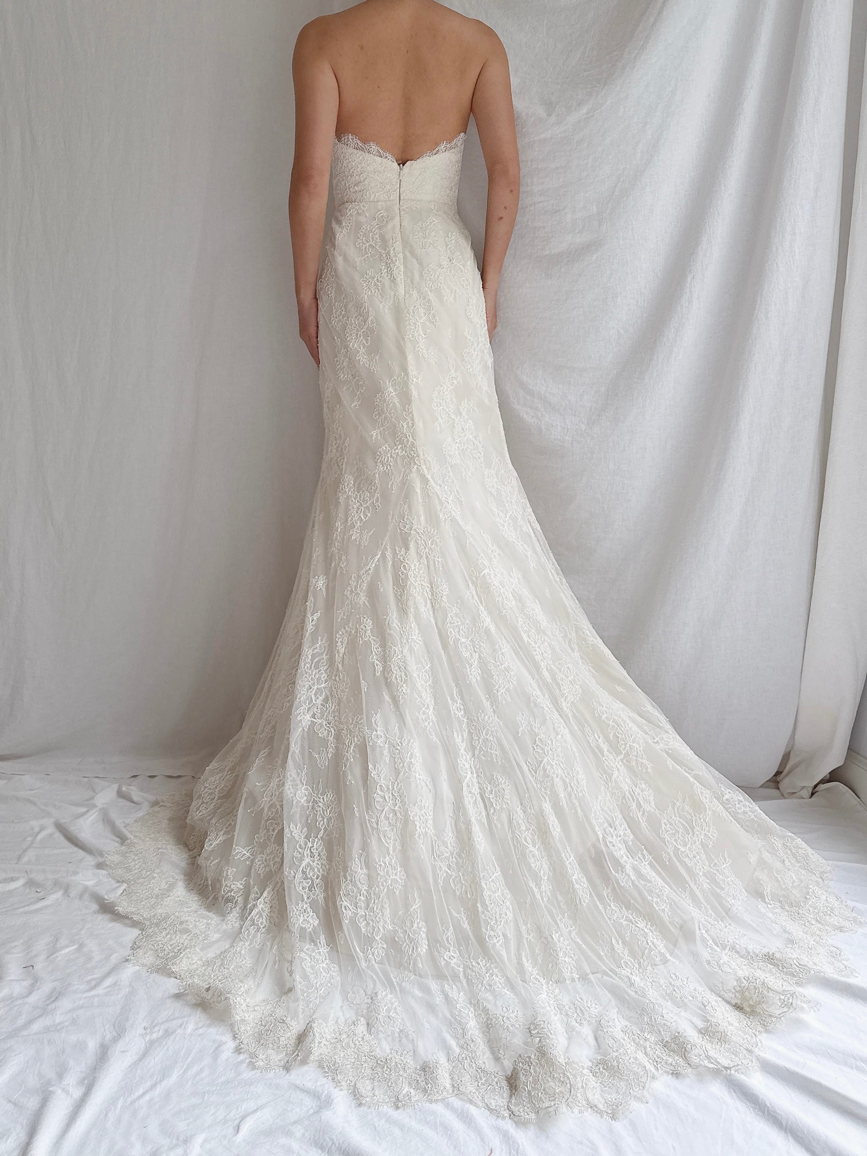 Vintage Liancarlo Couture Strapless Neckline Gown - S/6