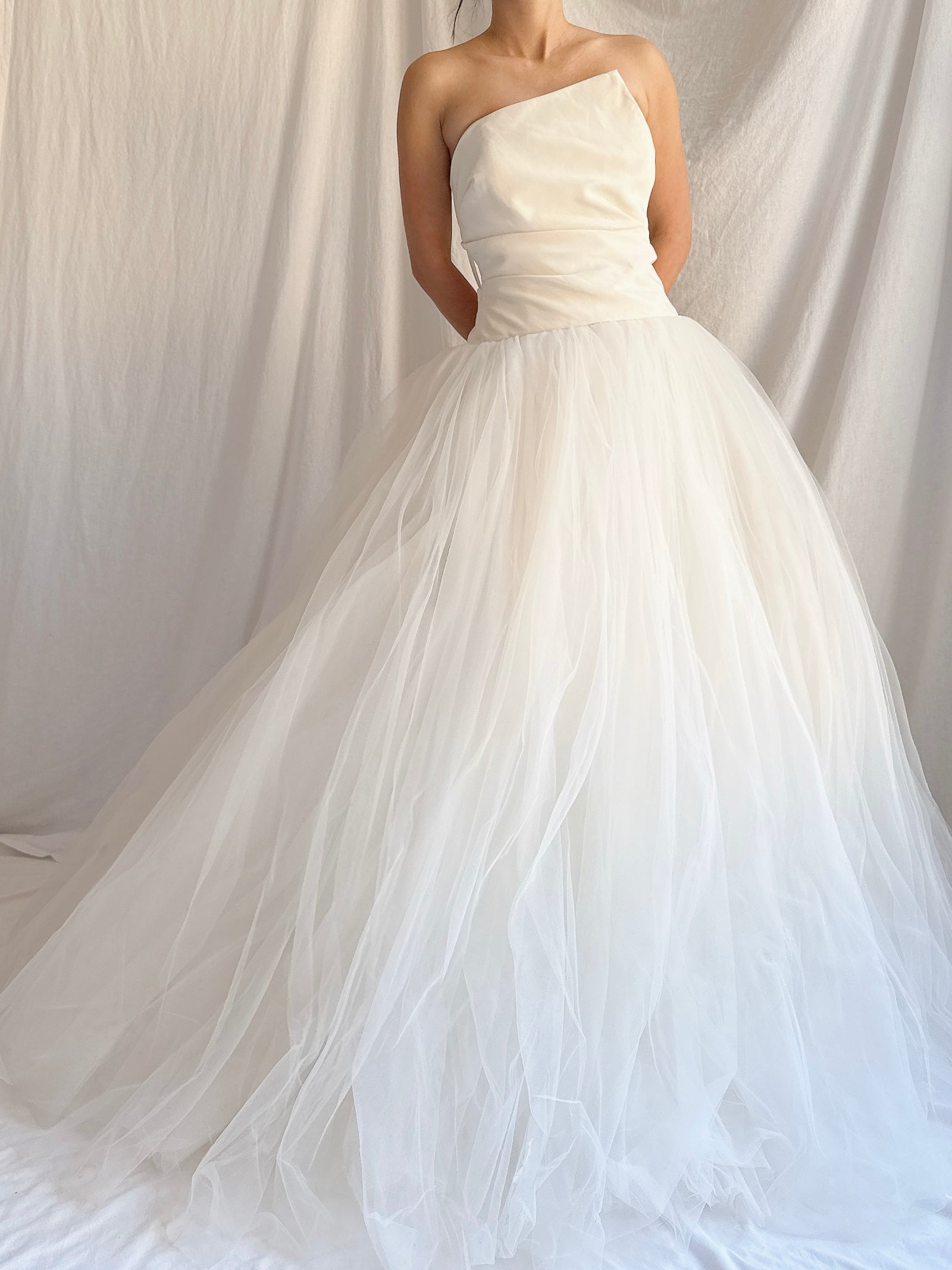 Vintage Amsale Tulle Gown - S 4