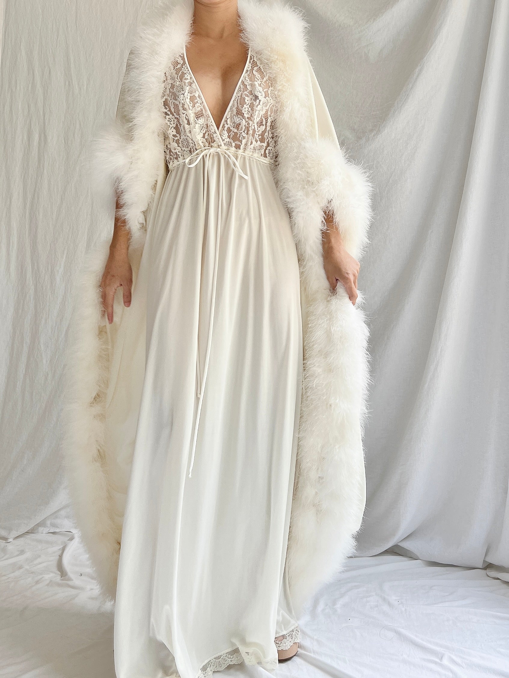 Rare Lucie Ann Feather Robe - OSFM