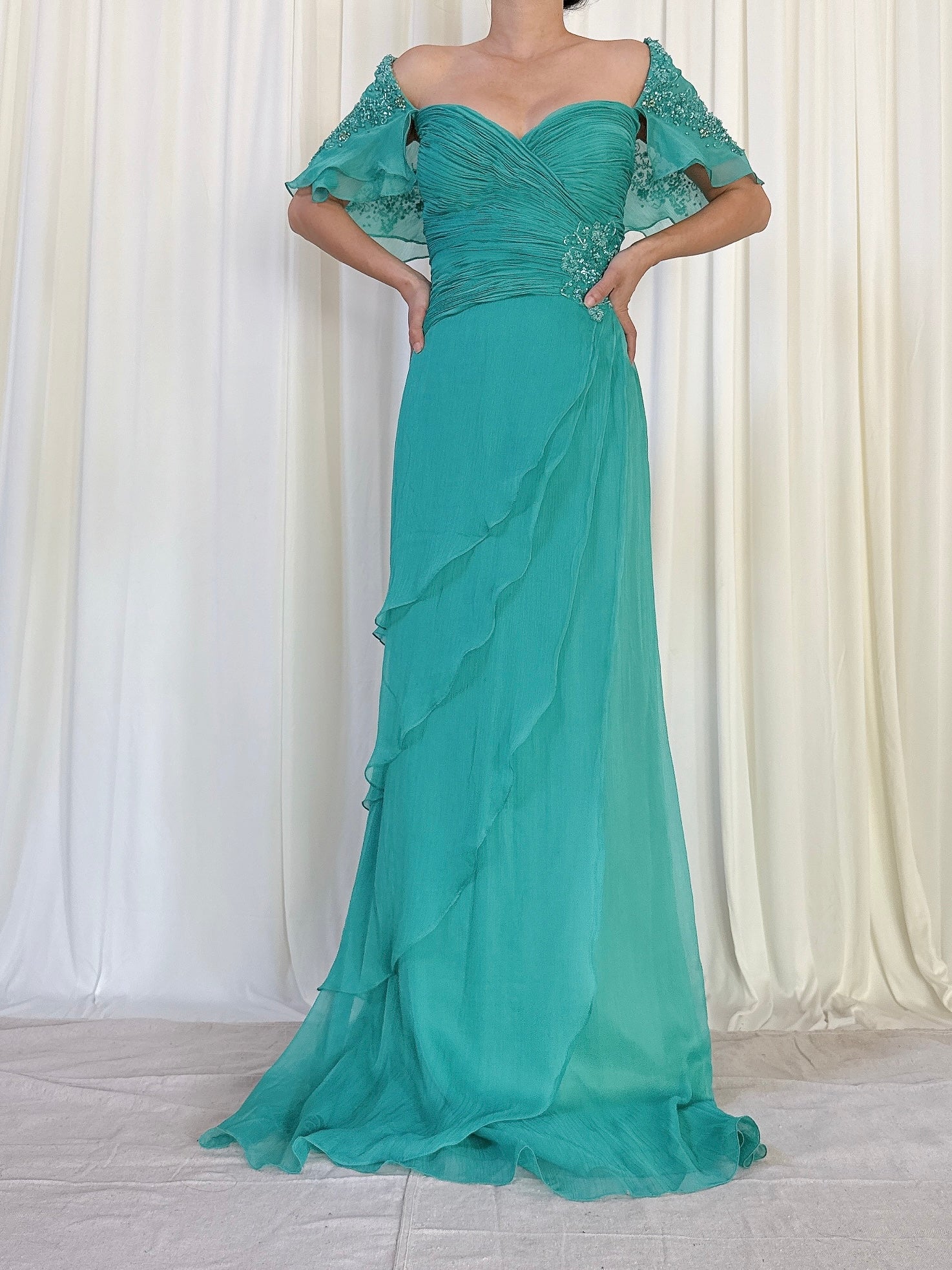 Couture club chiffon dress - 46/14