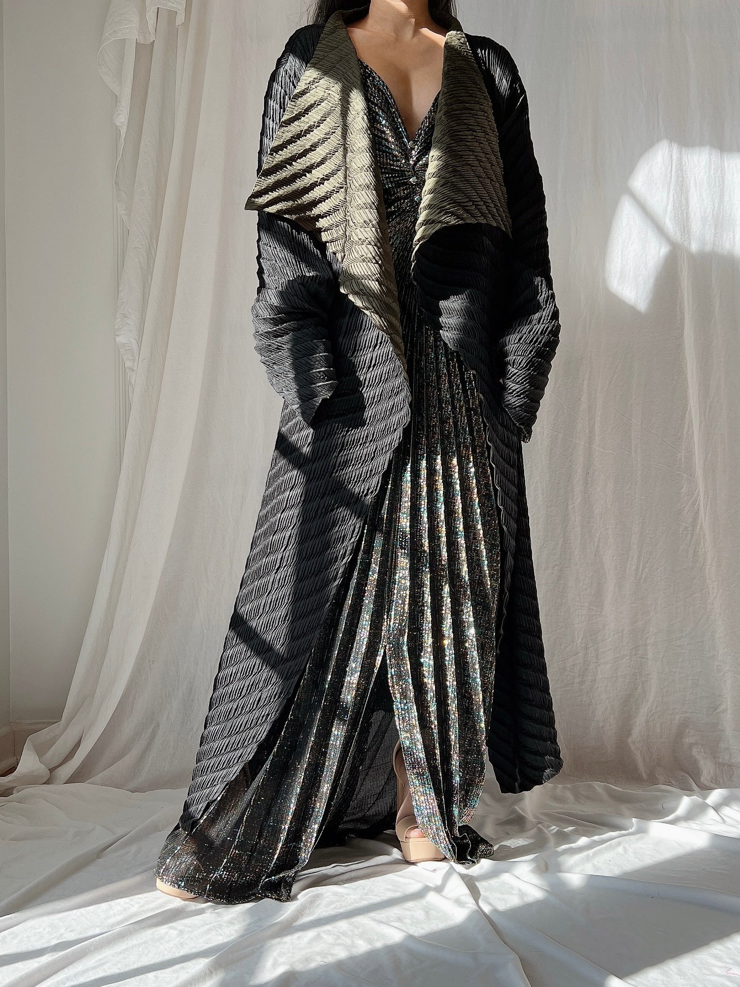 Vintage Mashiah Pleated Duster - OSFM