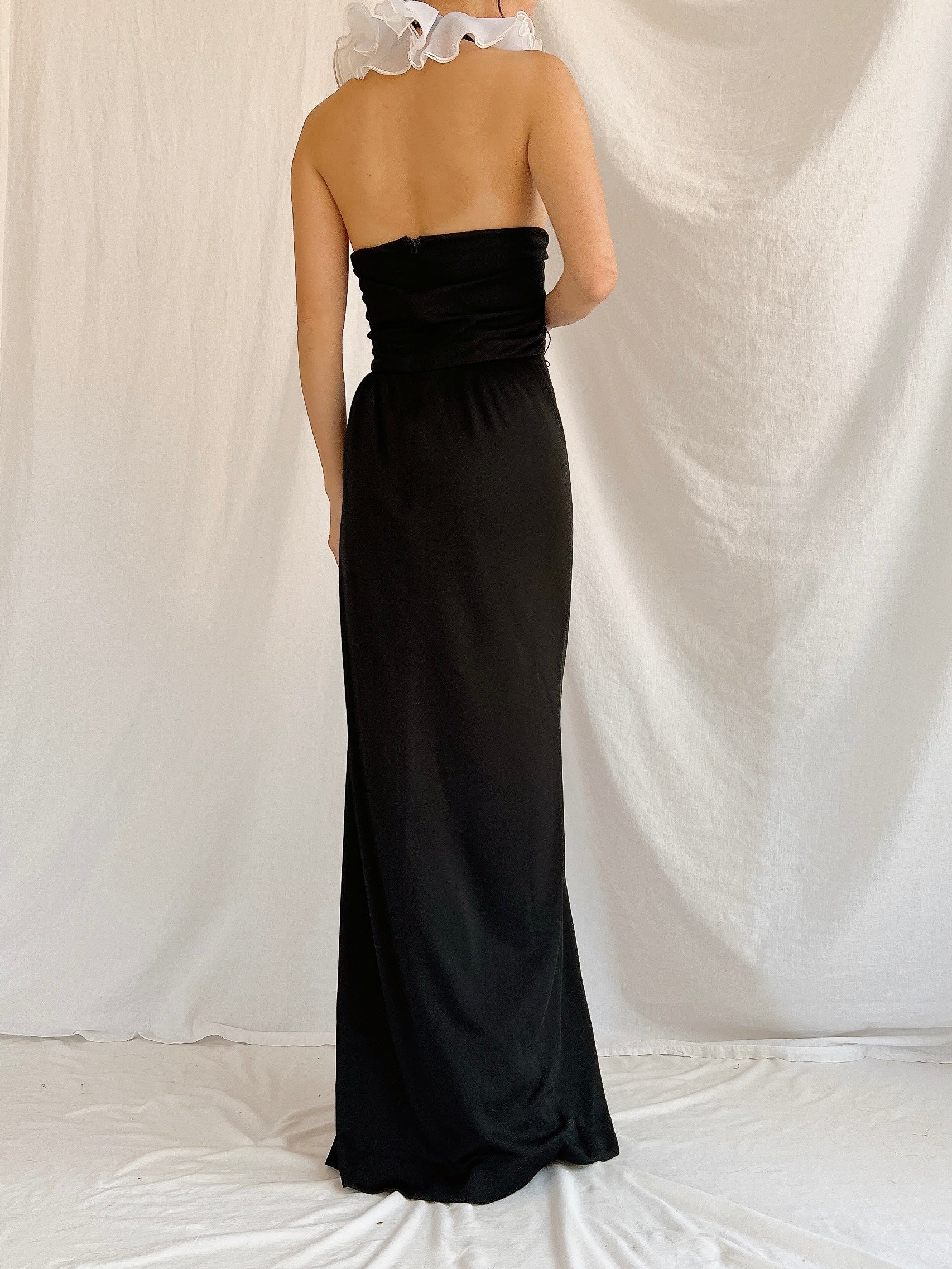 Vintage Victor Costa Jersey Dress - M