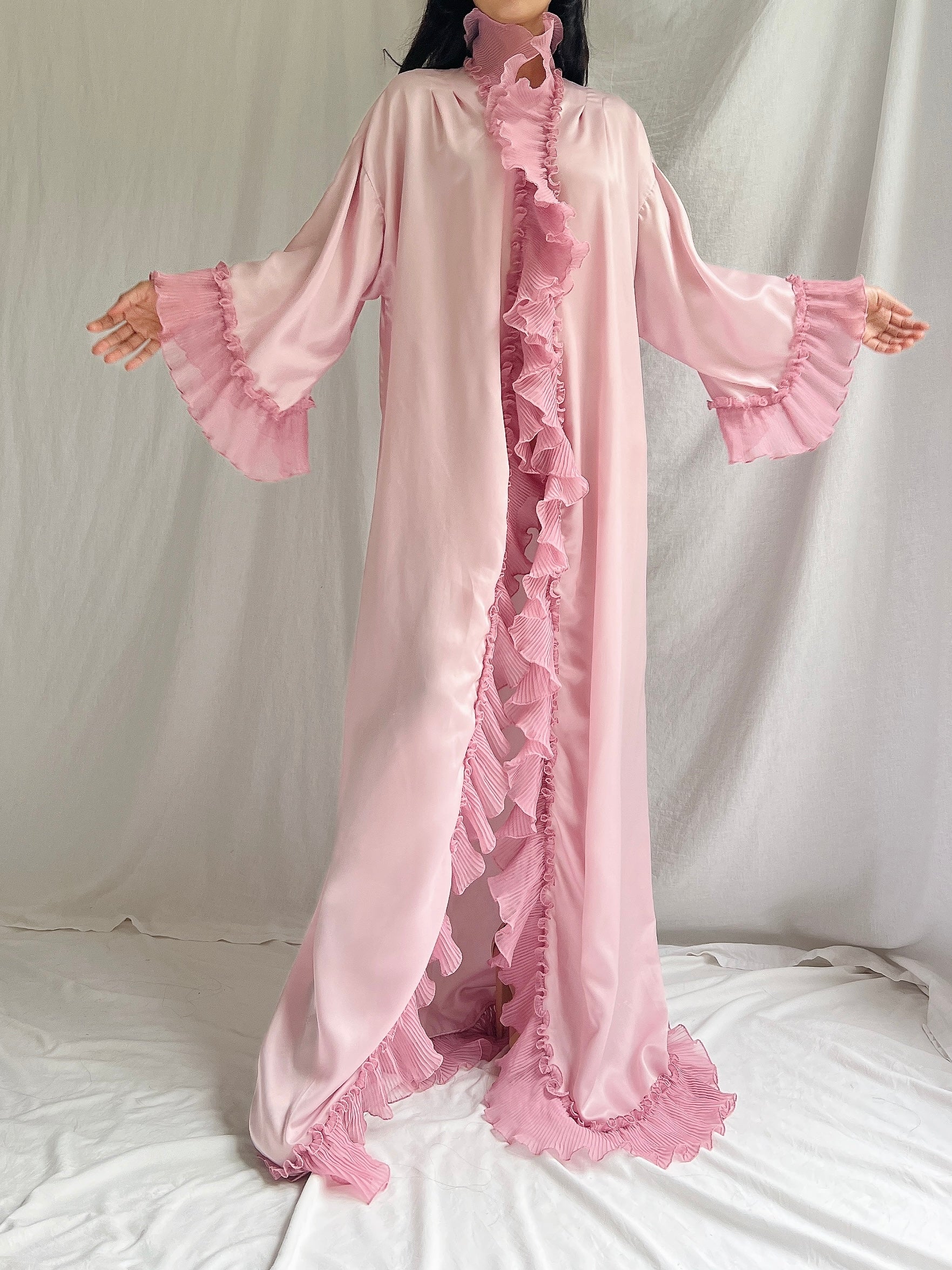 Vintage Lilac Mary McFadden Dressing Gown