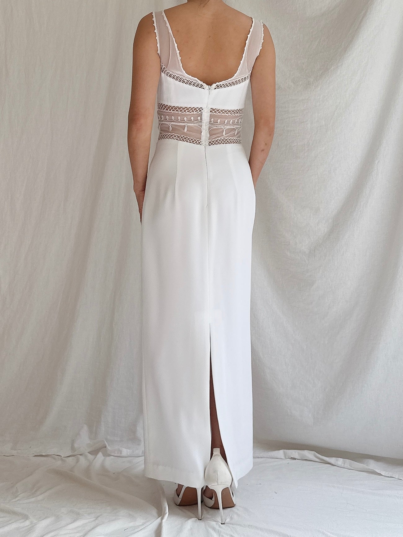 1990s Illusion Gown - XS/S