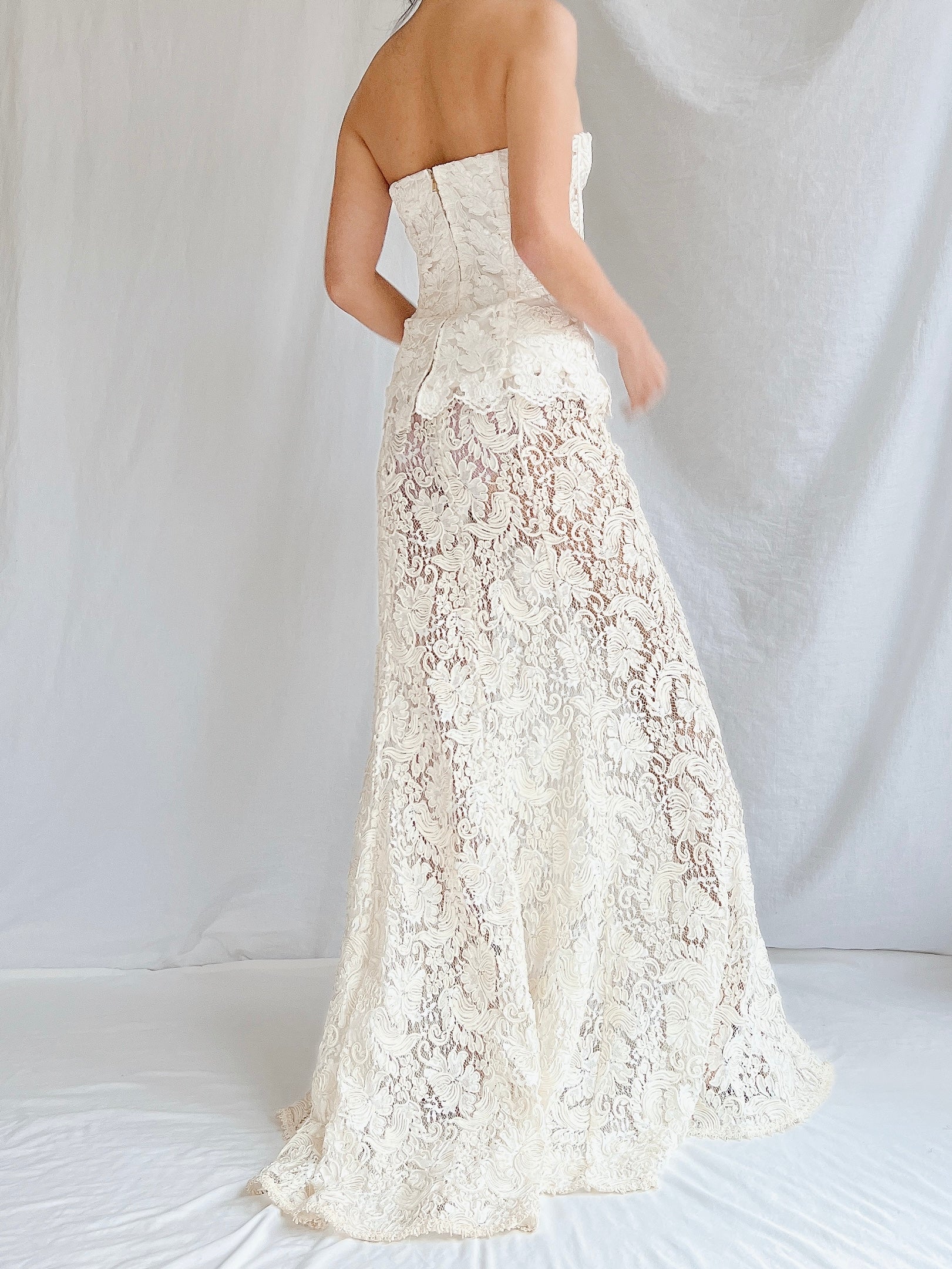 Vintage Lace Bustier & Skirt - S/3