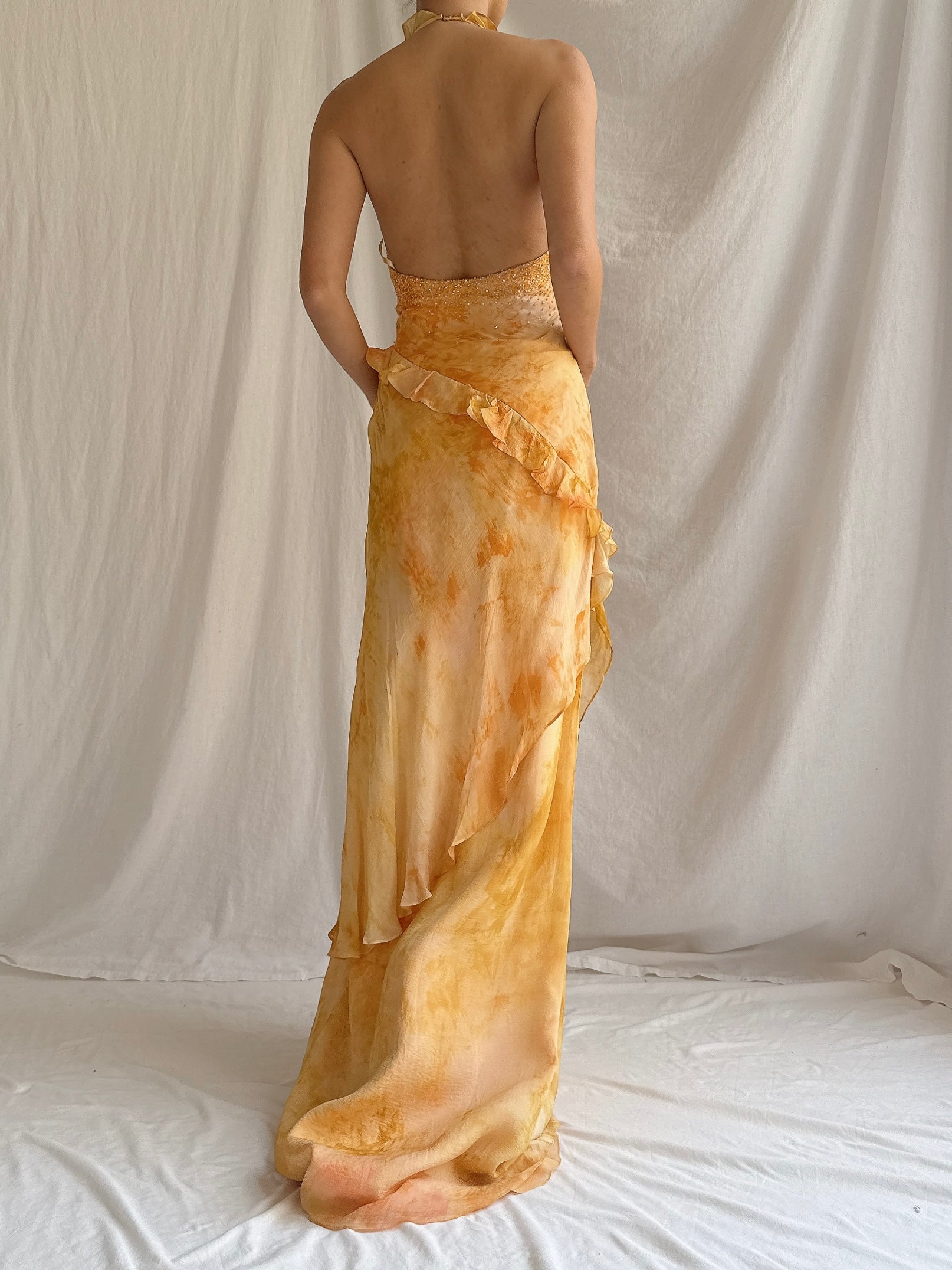 Vintage Silk YSA Makino Gown - S/M