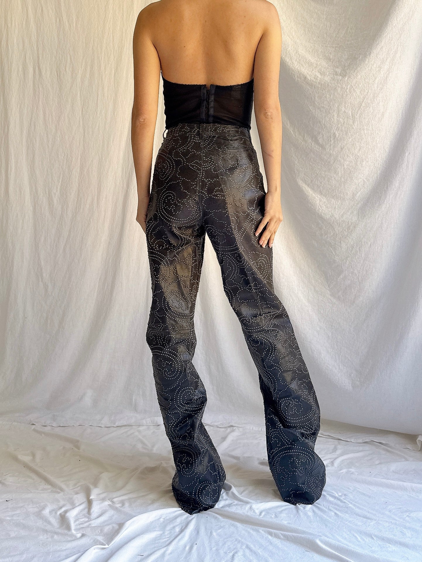 Vintage Estrella Spain Textured Leather Set - S/M/44/US 8