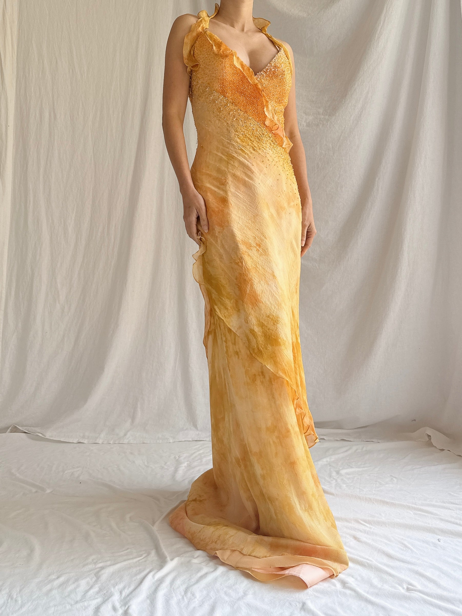 Vintage Silk YSA Makino Gown - S/M