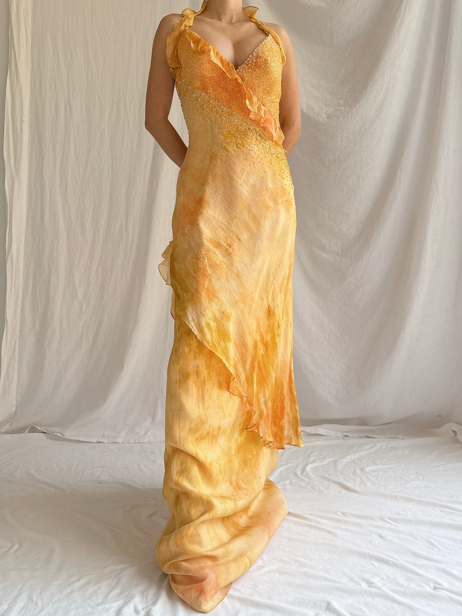 Vintage Silk YSA Makino Gown - S/M