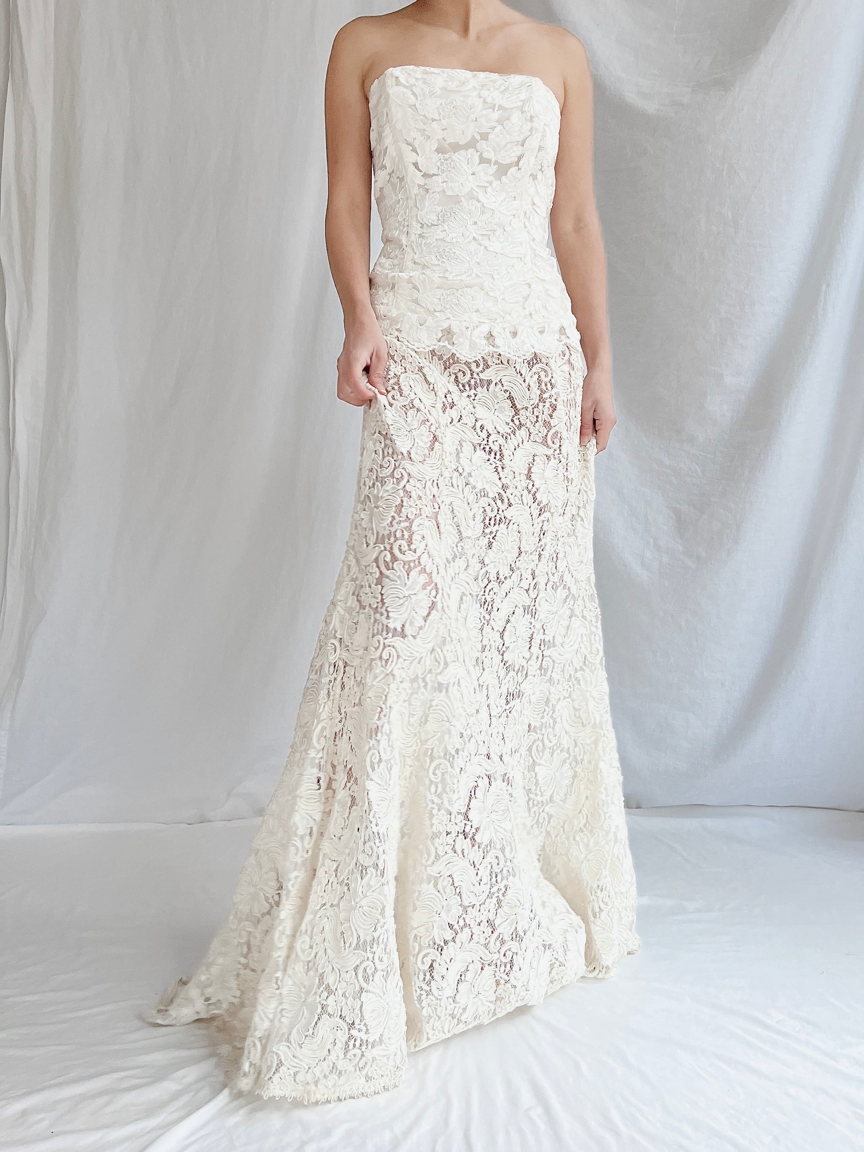 Vintage Lace Bustier & Skirt - S/3