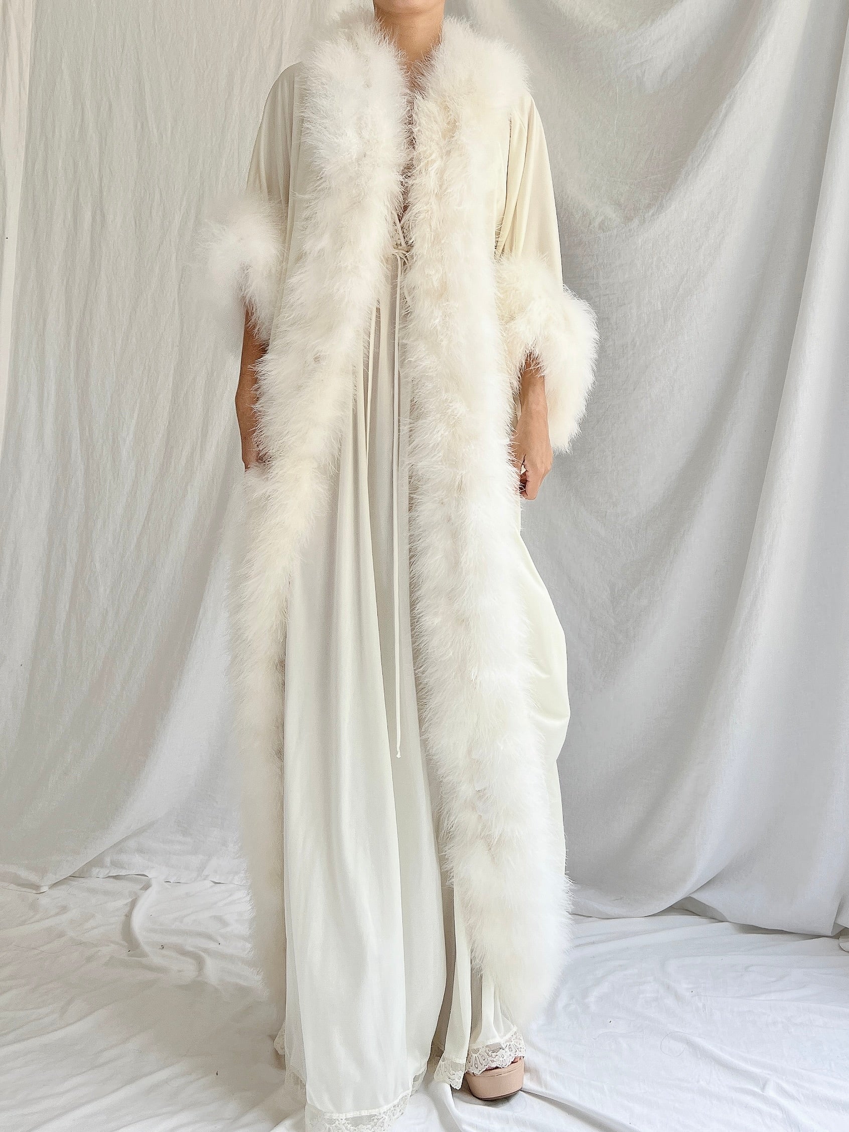 Rare Lucie Ann Feather Robe - OSFM