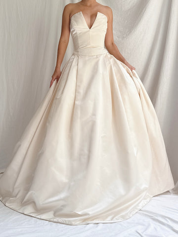 1990s Wearkstatt Silk Gown - S/M 8