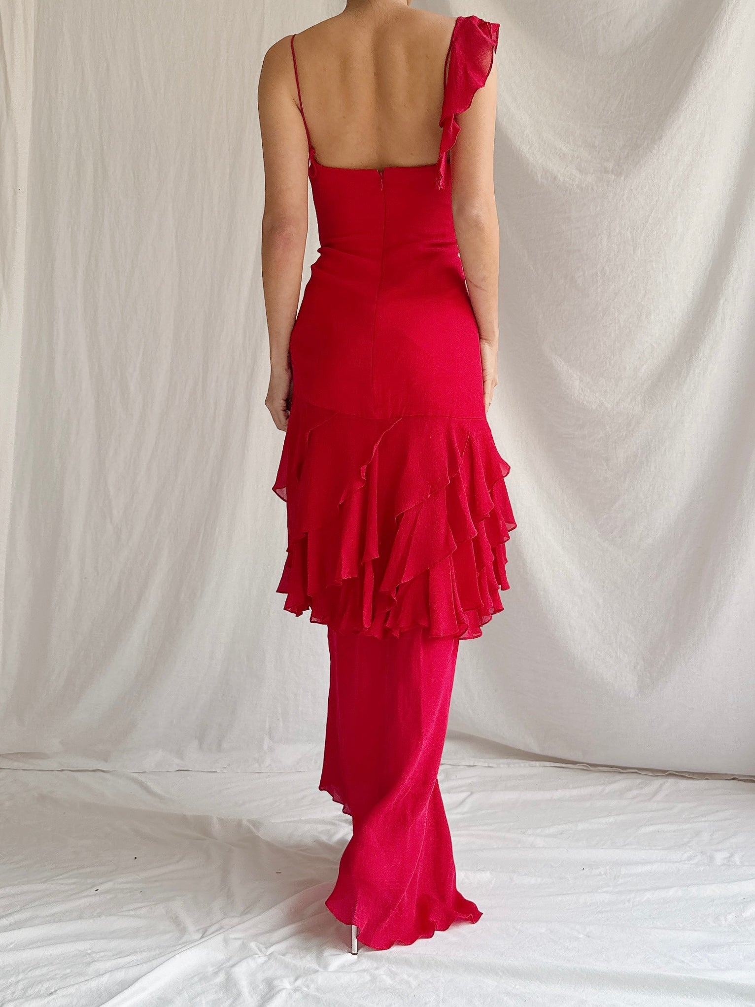 Vintage Italian Silk Gown - M/L