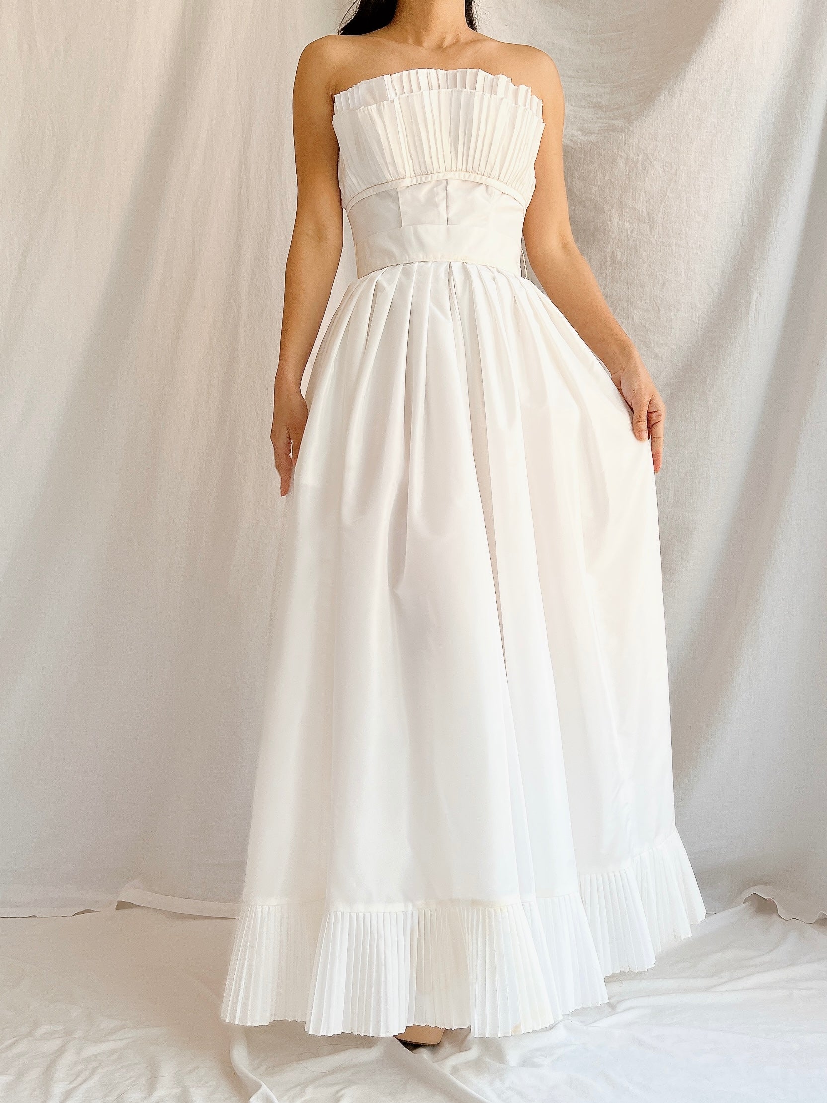 Vintage Victor Costa Tafetta Dress - XS