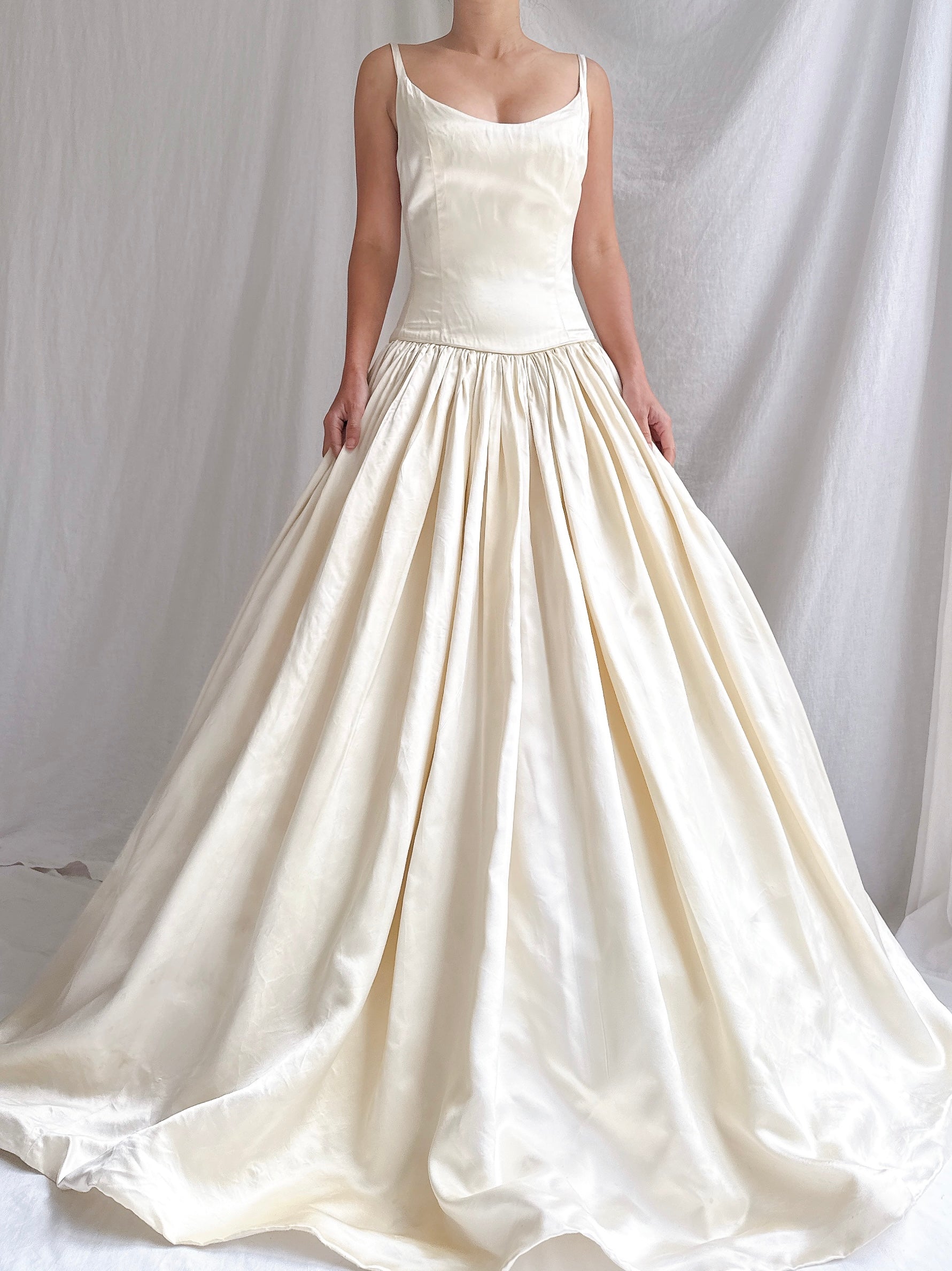 Vintage Lazaro Silk Gown - XS/2/4