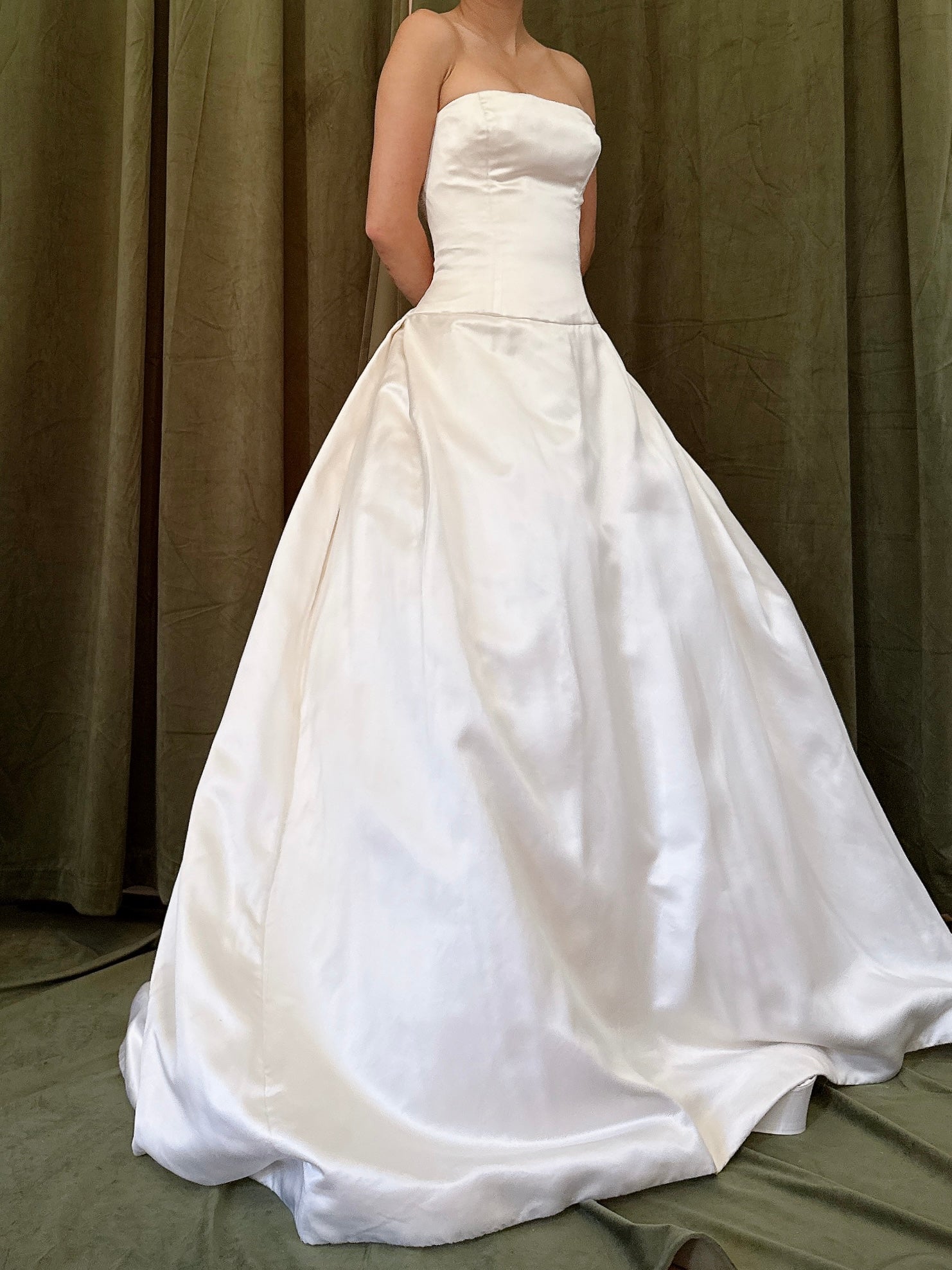 1990s Reem Acra Silk/Satin Gown - M/8