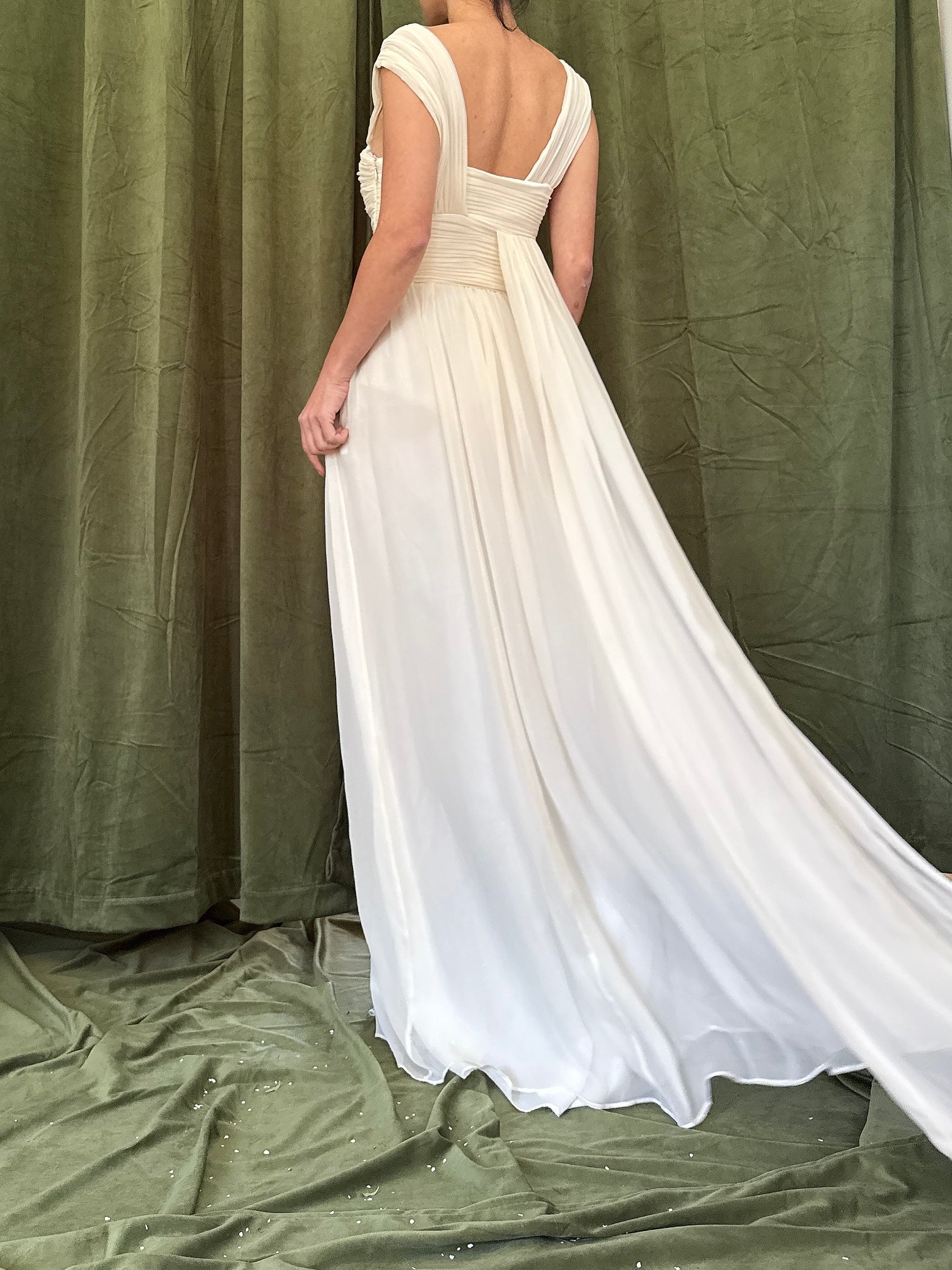 Vintage Rodriguez Silk Chiffon Gown - XS
