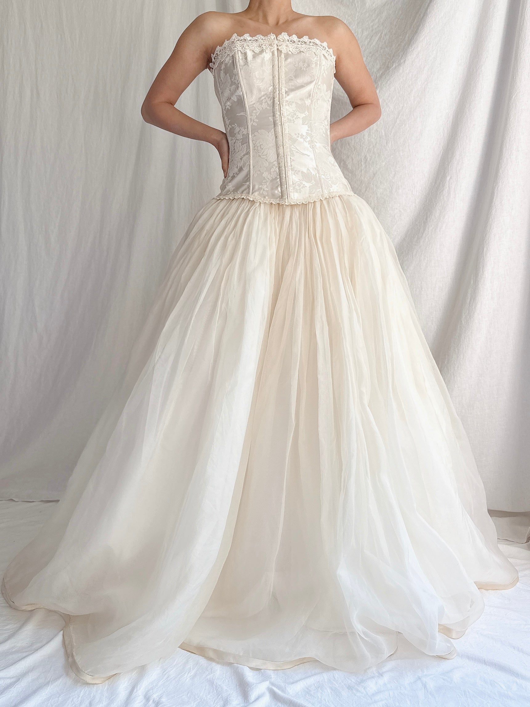 Vintage Silk Organza 2-Piece Set - S/M