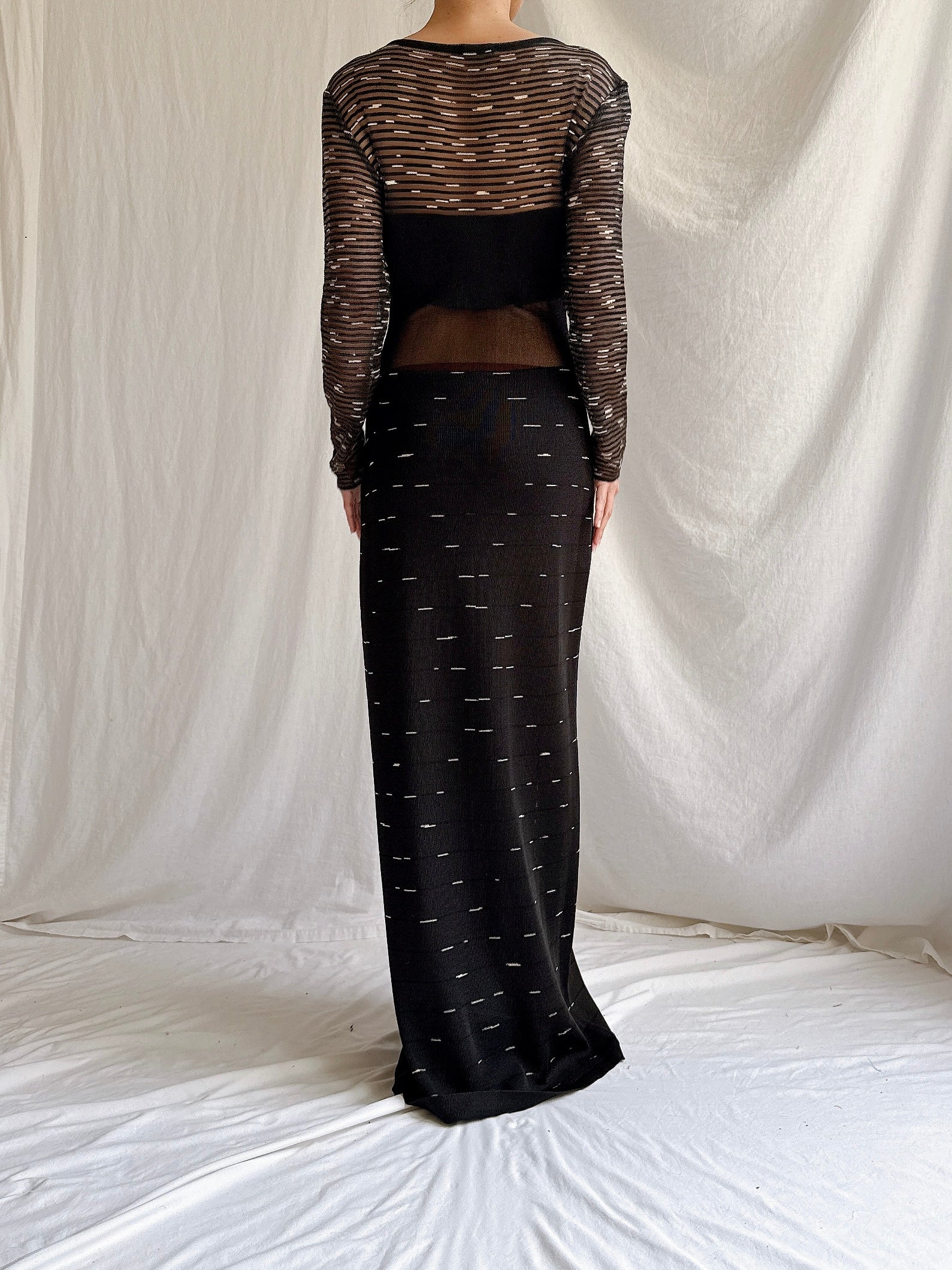 Vintage Nora Attalai Paris Knit Dress - S-M