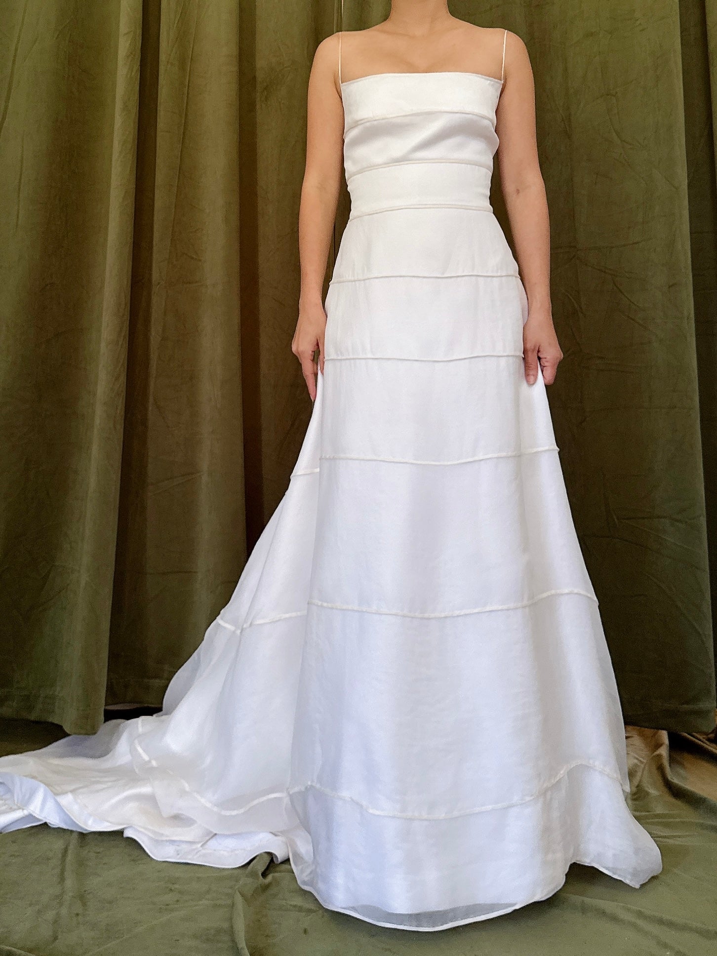 Vintage Silk Organza Gown - XS/4