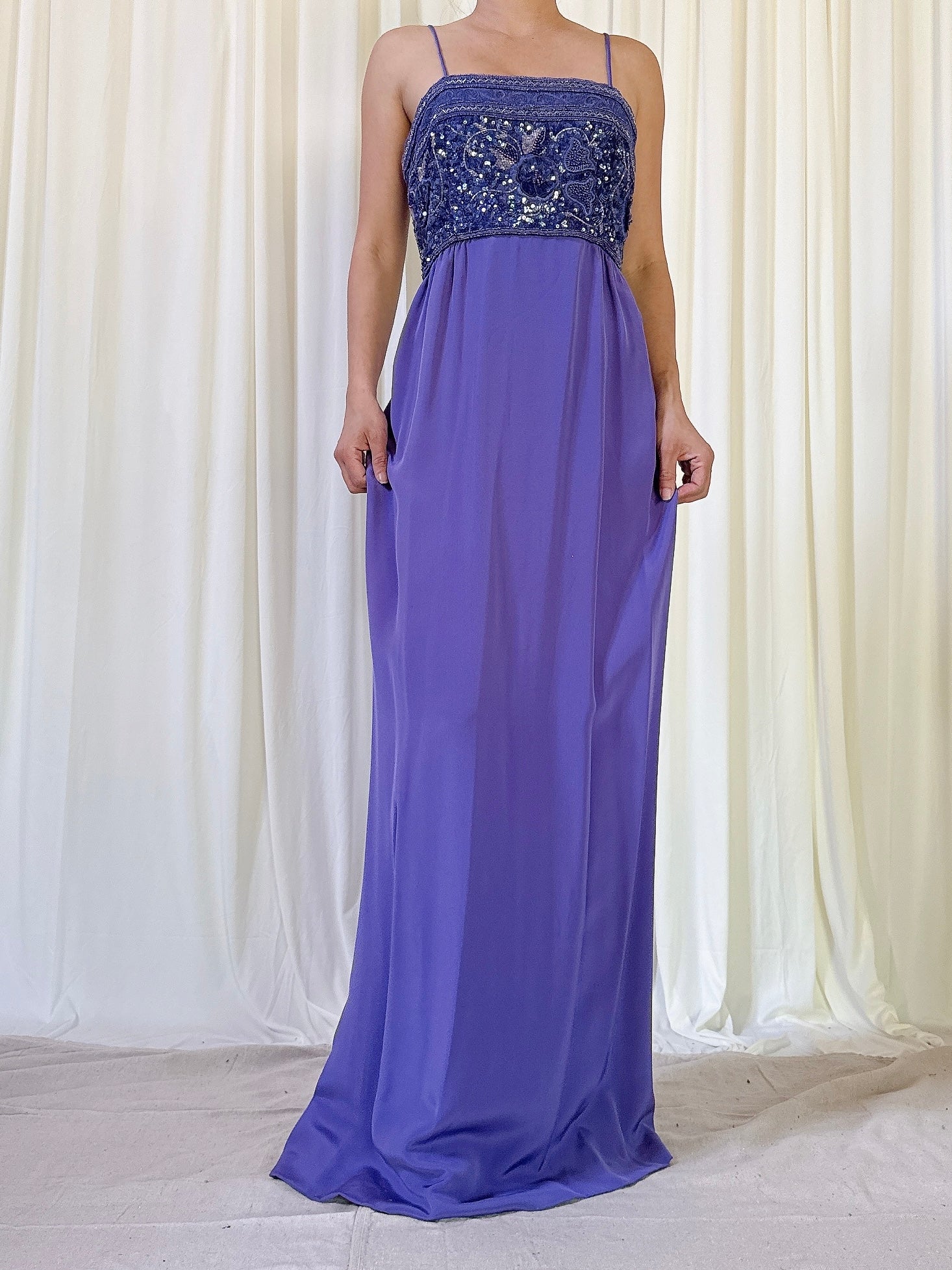 Vintage Gattinolli Purple Dress - FR 44