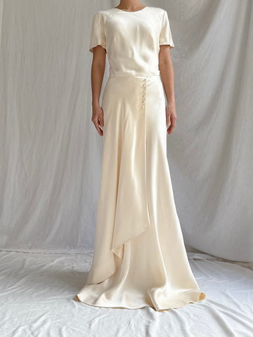 1990s Lagerfeld (Chanel) Silk Gown - FR 40