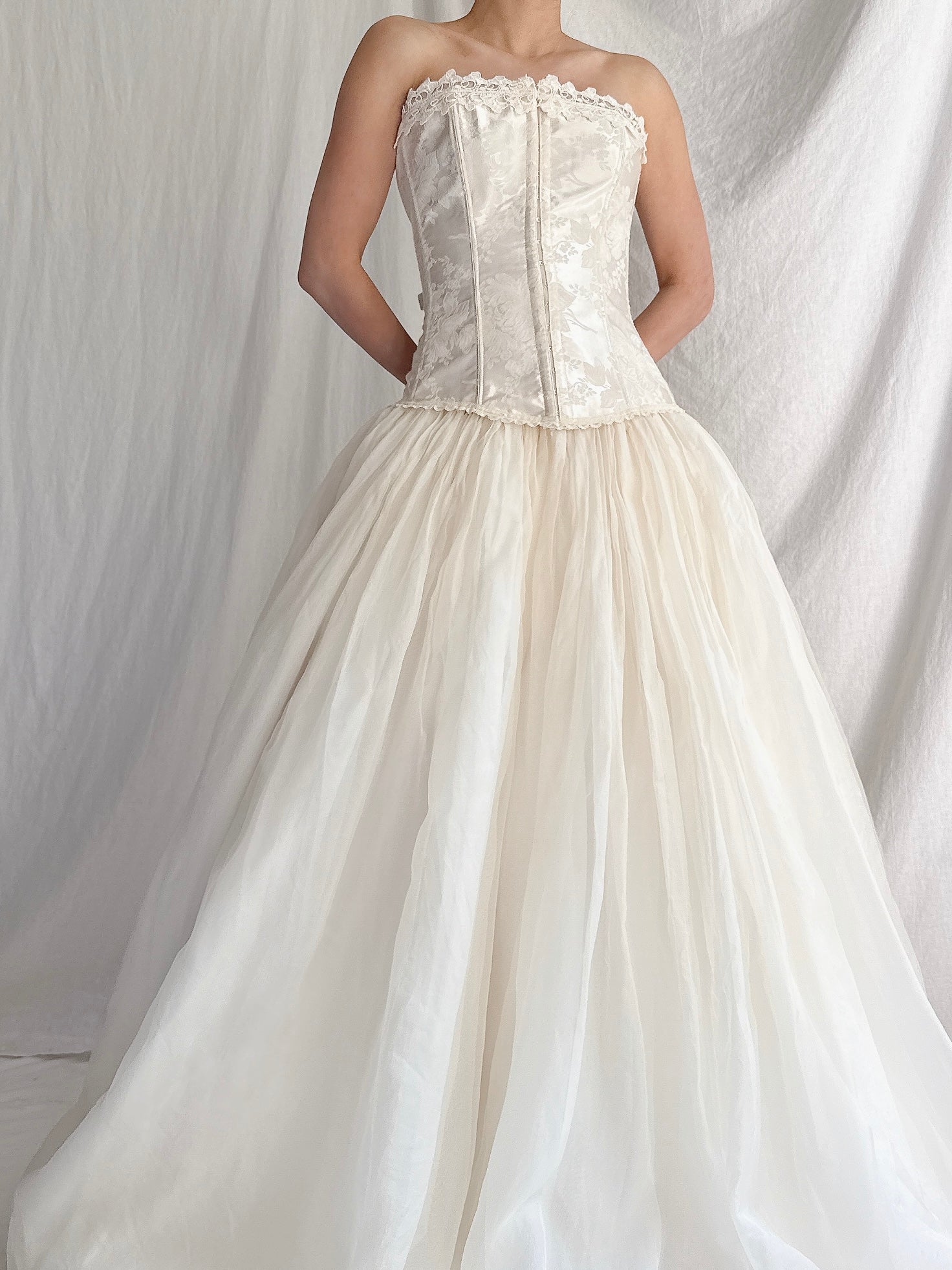 Vintage Silk Organza 2-Piece Set - S/M