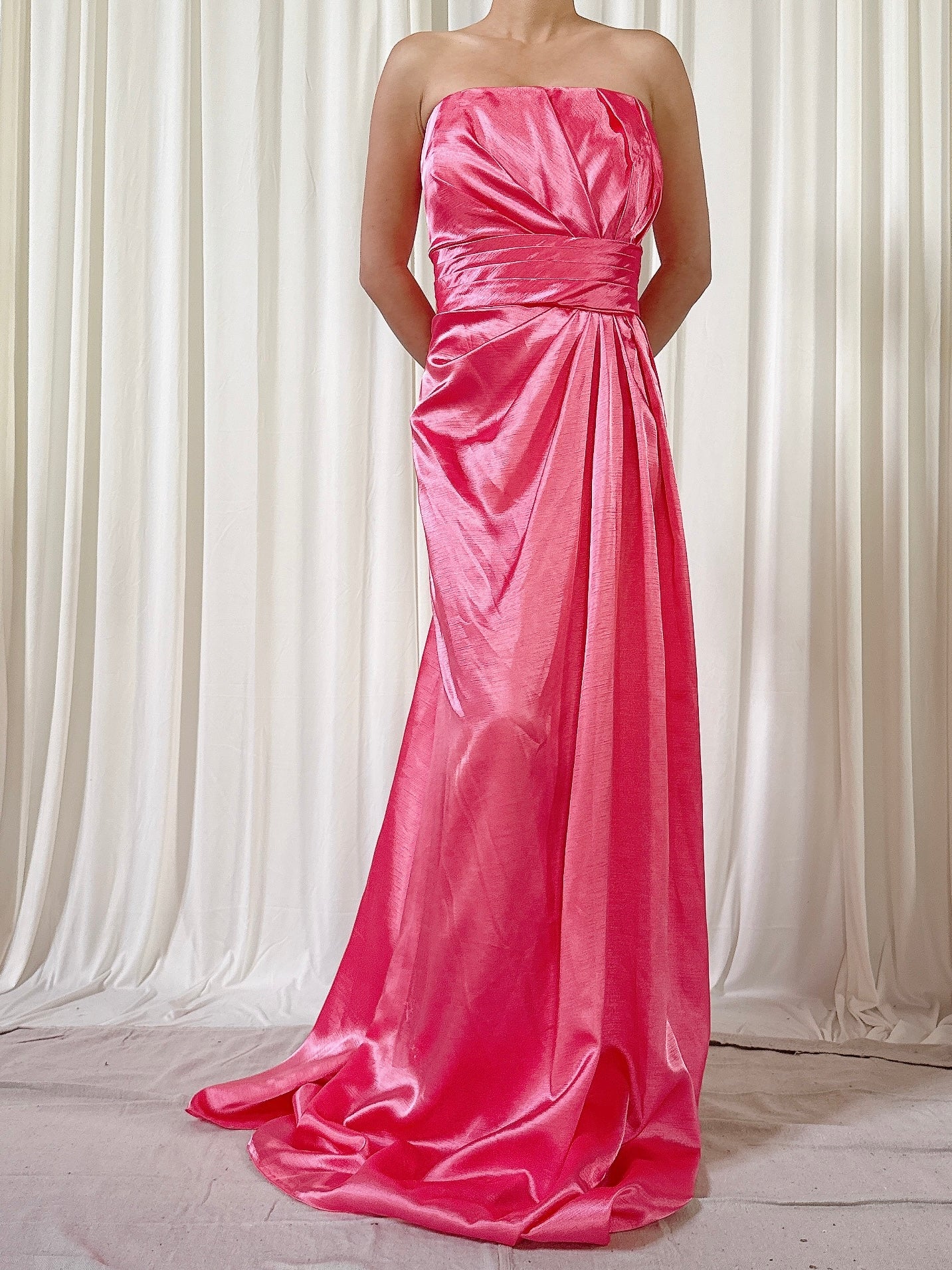 Vintage Couture Club Pink Dress - Size 18