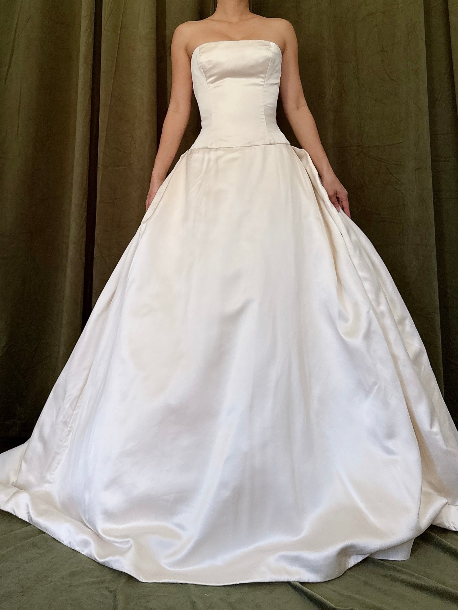 1990s Reem Acra Silk/Satin Gown - M/8