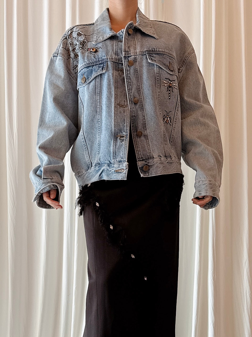 Vintage Oppio Jeans Couture Denim Jacket - M