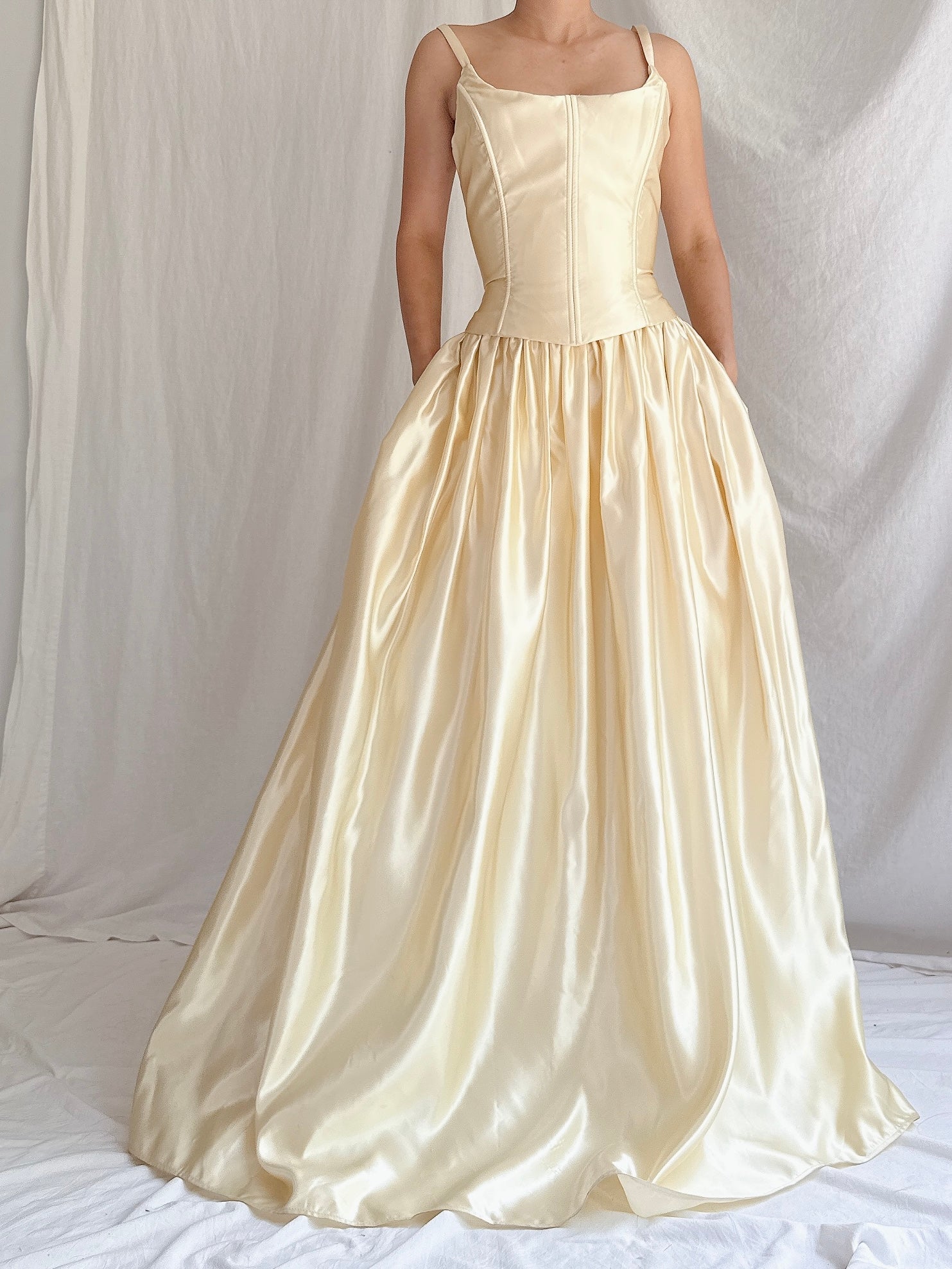 Vintage Gunne Sax Yellow Gown - S/4