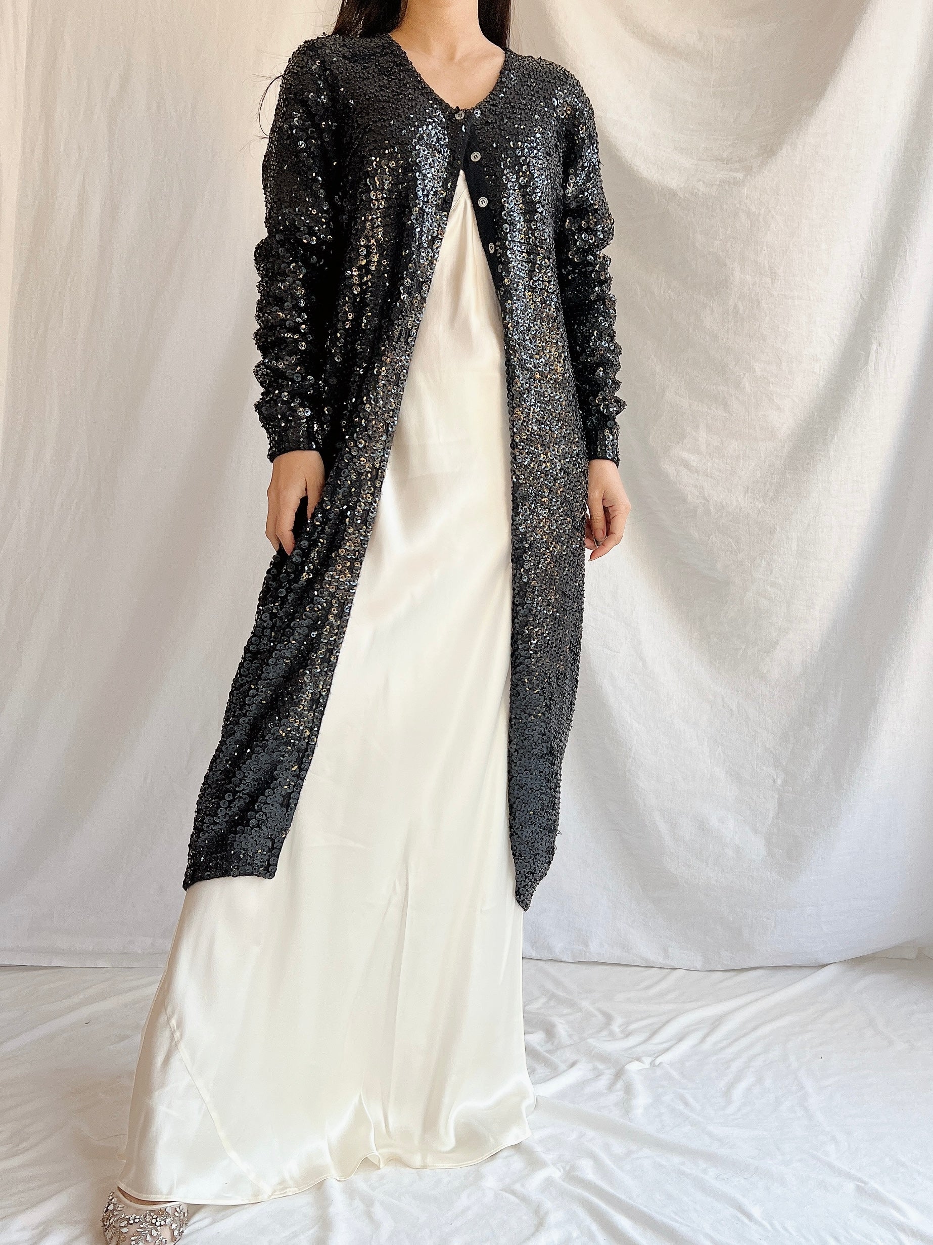 Vintage Norma Kamala Wool Sequins - M