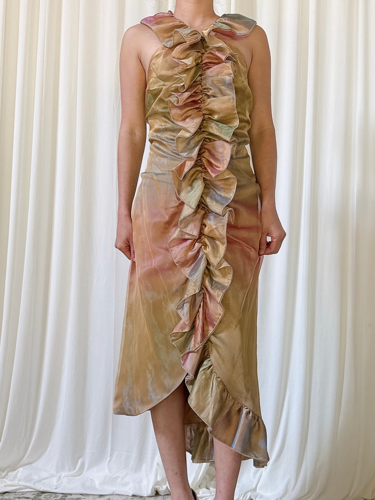 Vintage Ella & Cia Halter Dress - Size 44