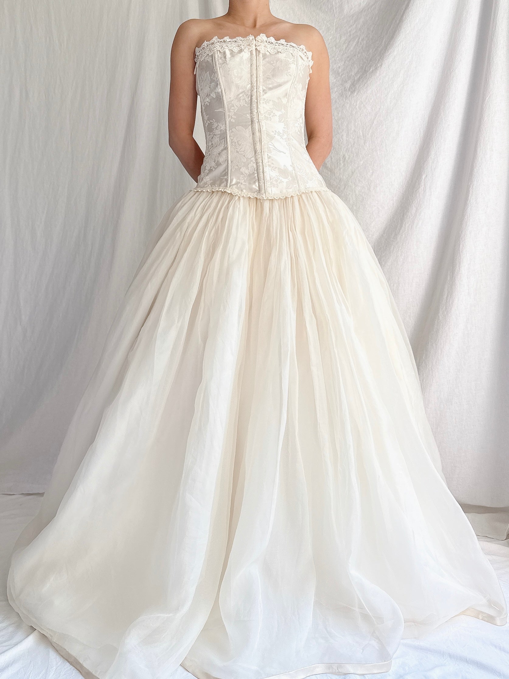 Vintage Silk Organza 2-Piece Set - S/M