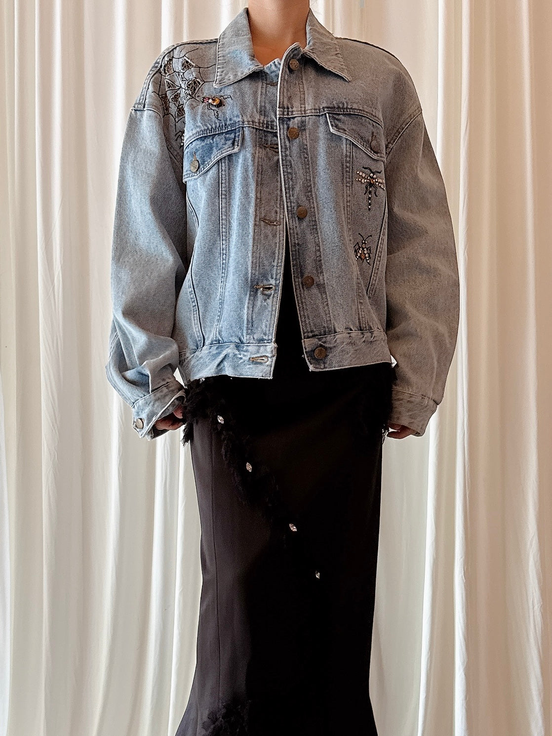 Vintage Oppio Jeans Couture Denim Jacket - M