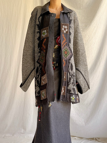 Vintage Ernestina Cerini Italy Wool Jacket - M/L IT48