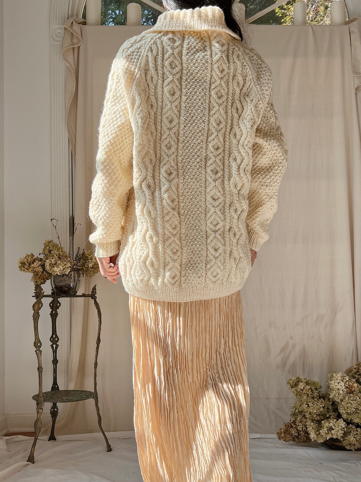 Vintage Irish Wool Cardigan - M/L