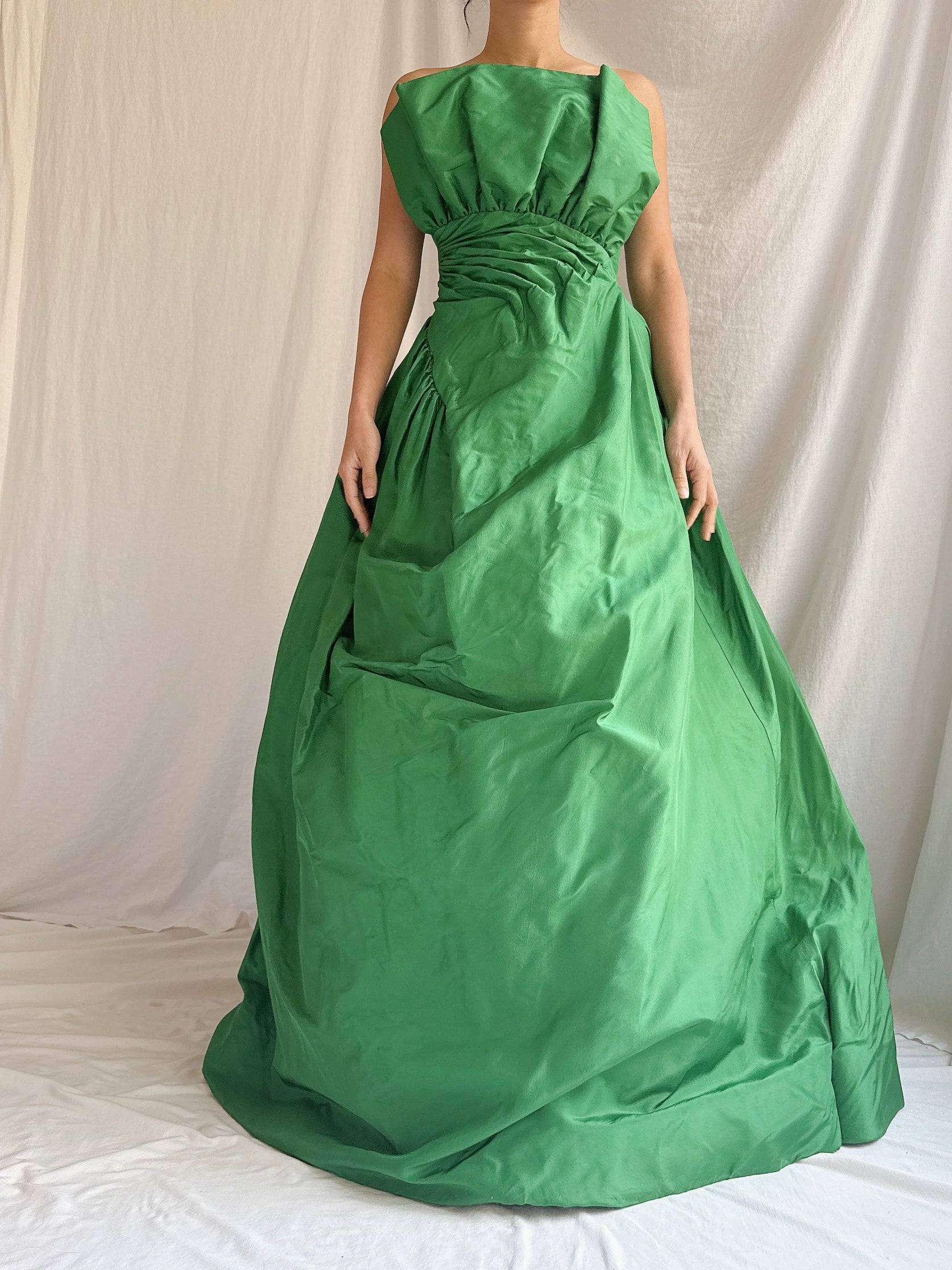Vintage Scaasi Silk Gown - L