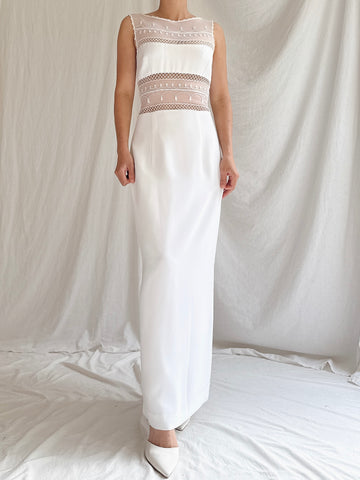 1990s Illusion Gown - XS/S