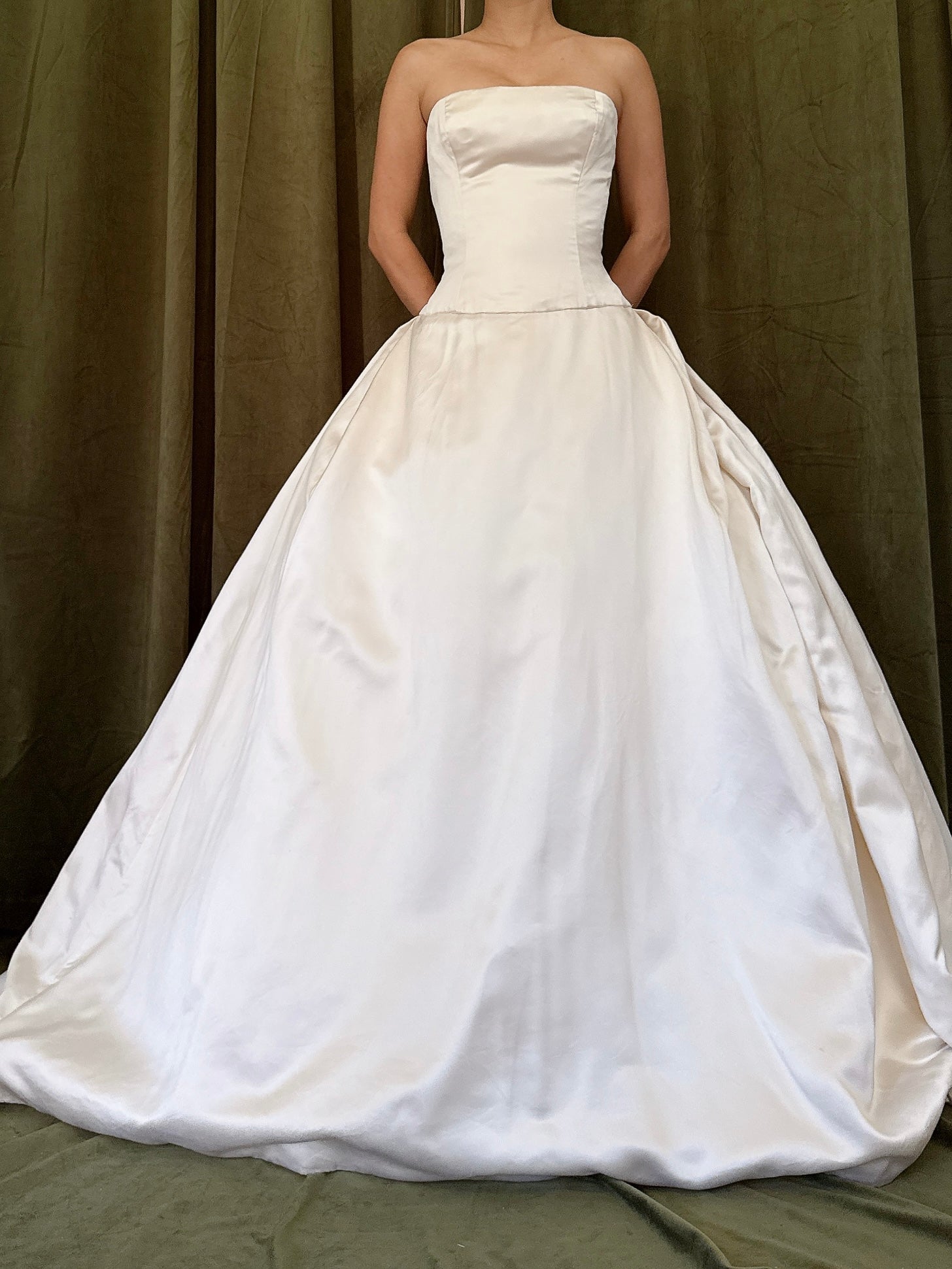 1990s Reem Acra Silk/Satin Gown - M/8