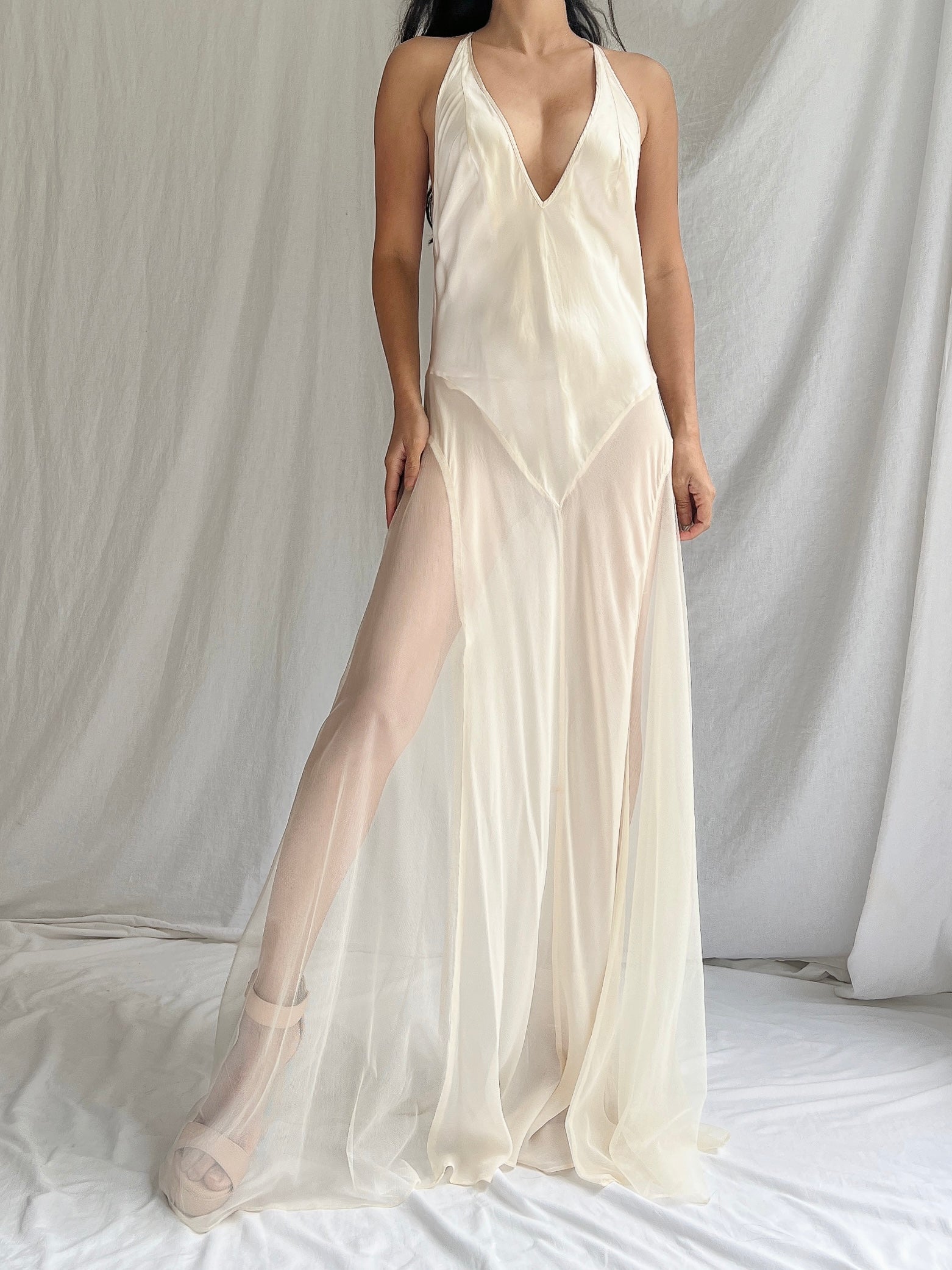 Vintage VS Silk Slip Dress - M
